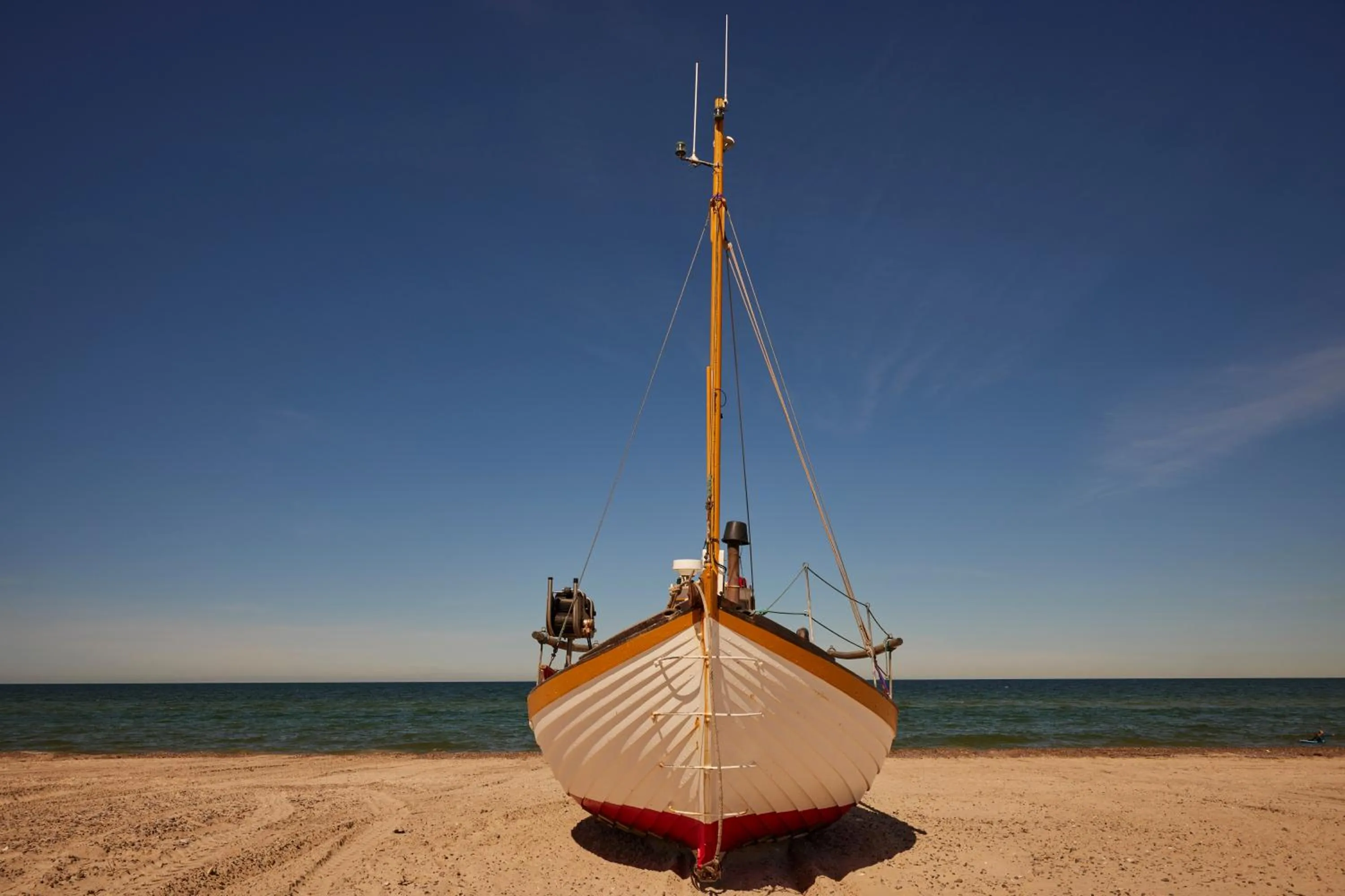 Beach in Strandhotel Klitrosen