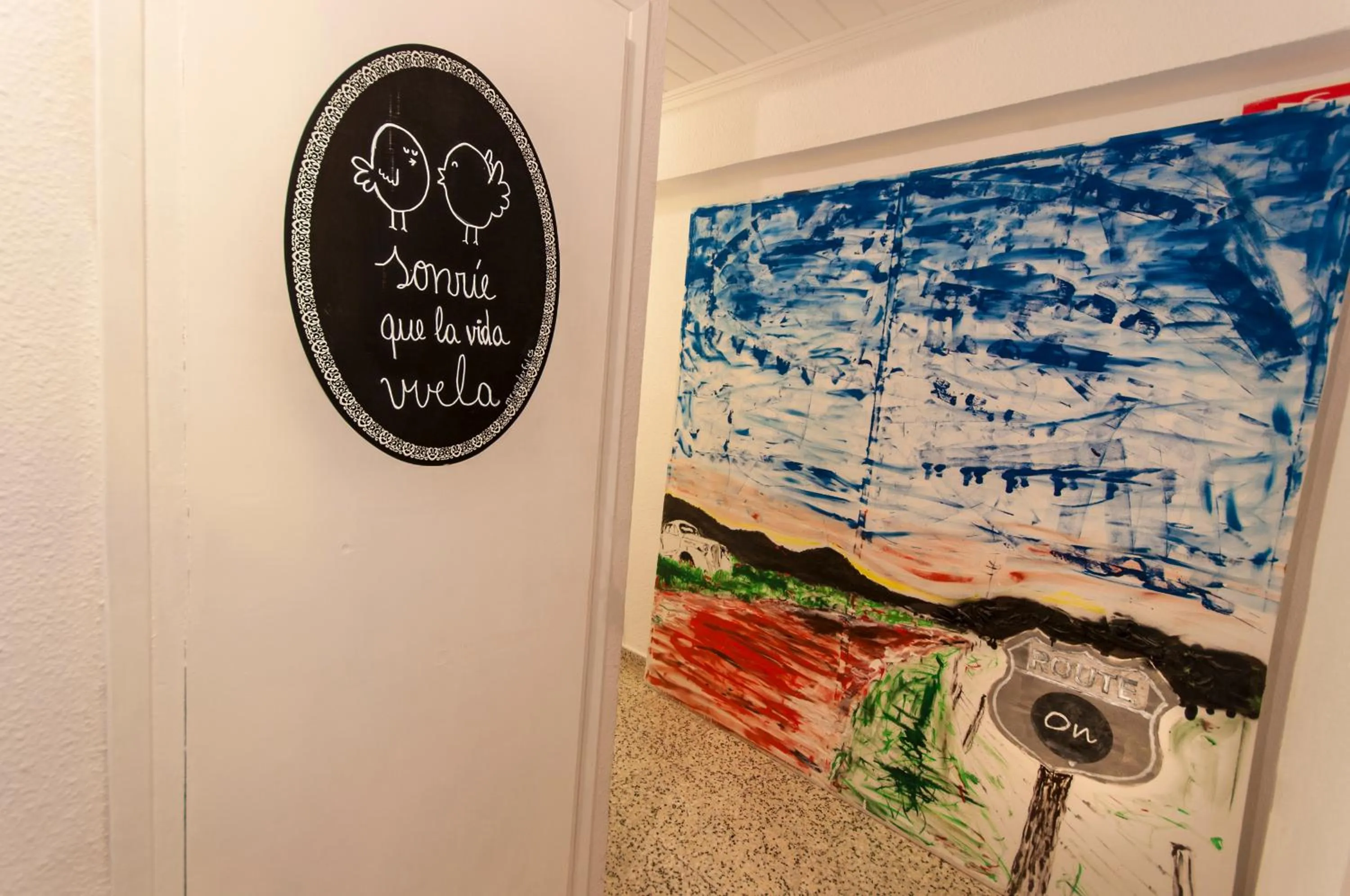 Decorative detail in Hostal On Dormire Valencia