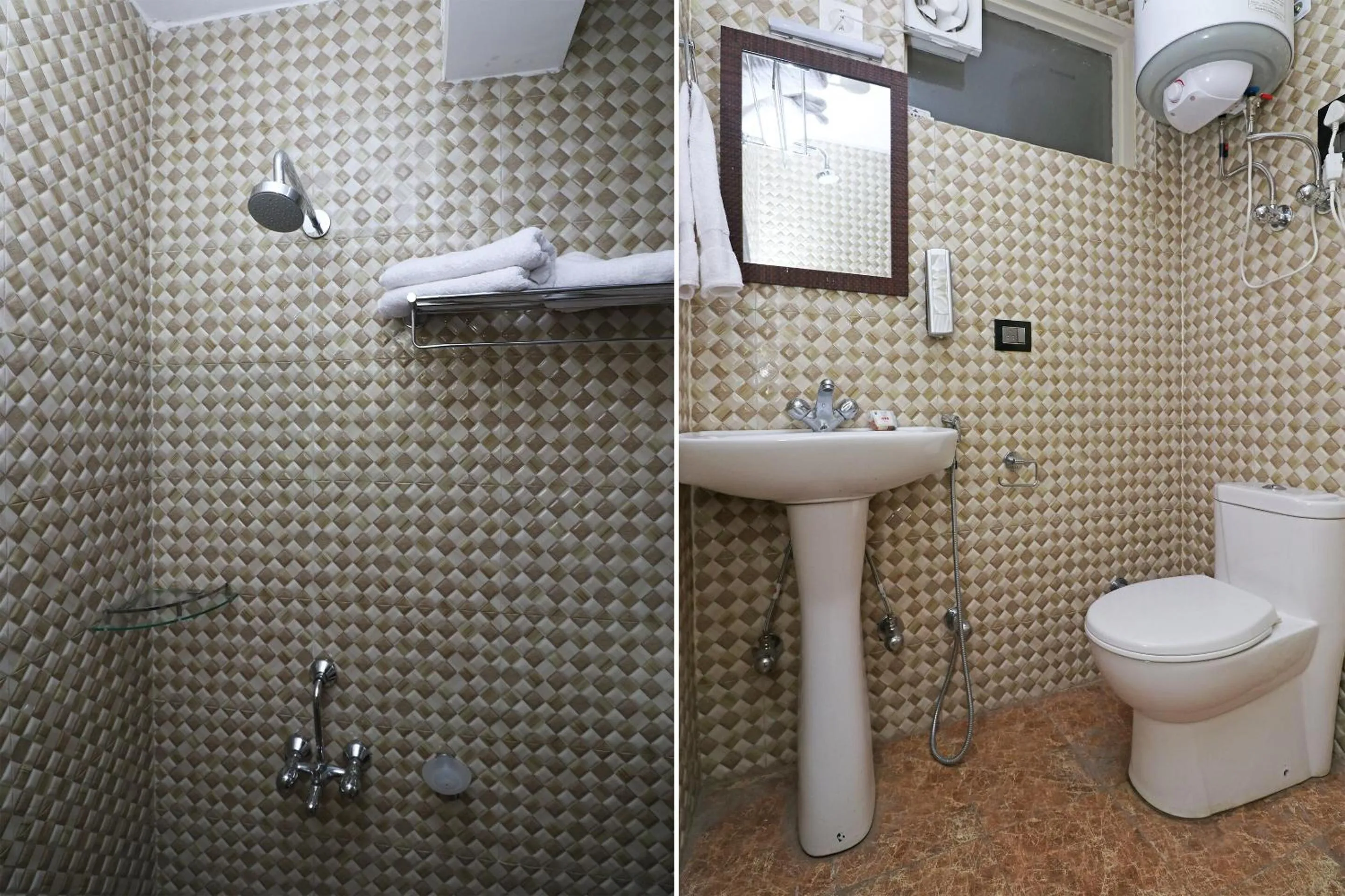 Bathroom in Hotel O Abc Residency