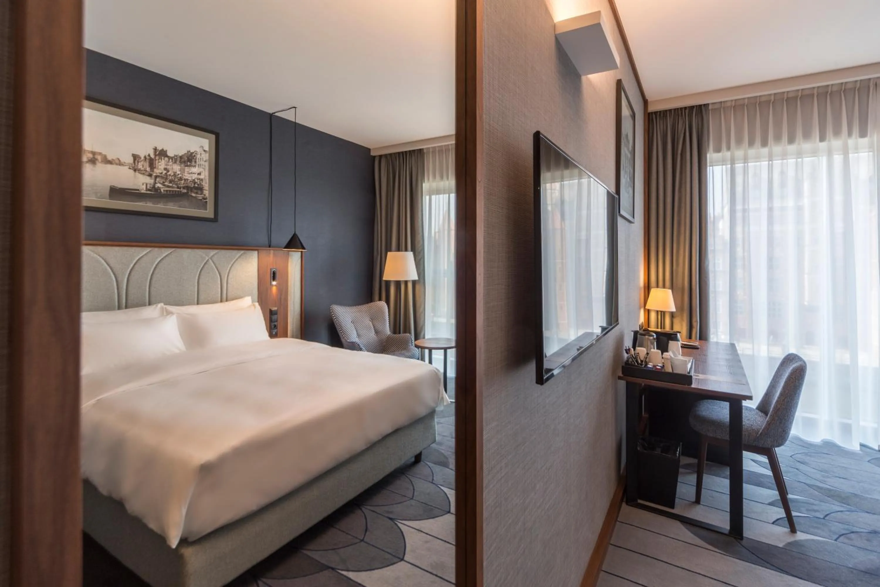 Bed in Radisson Hotel & Apartments Gdansk