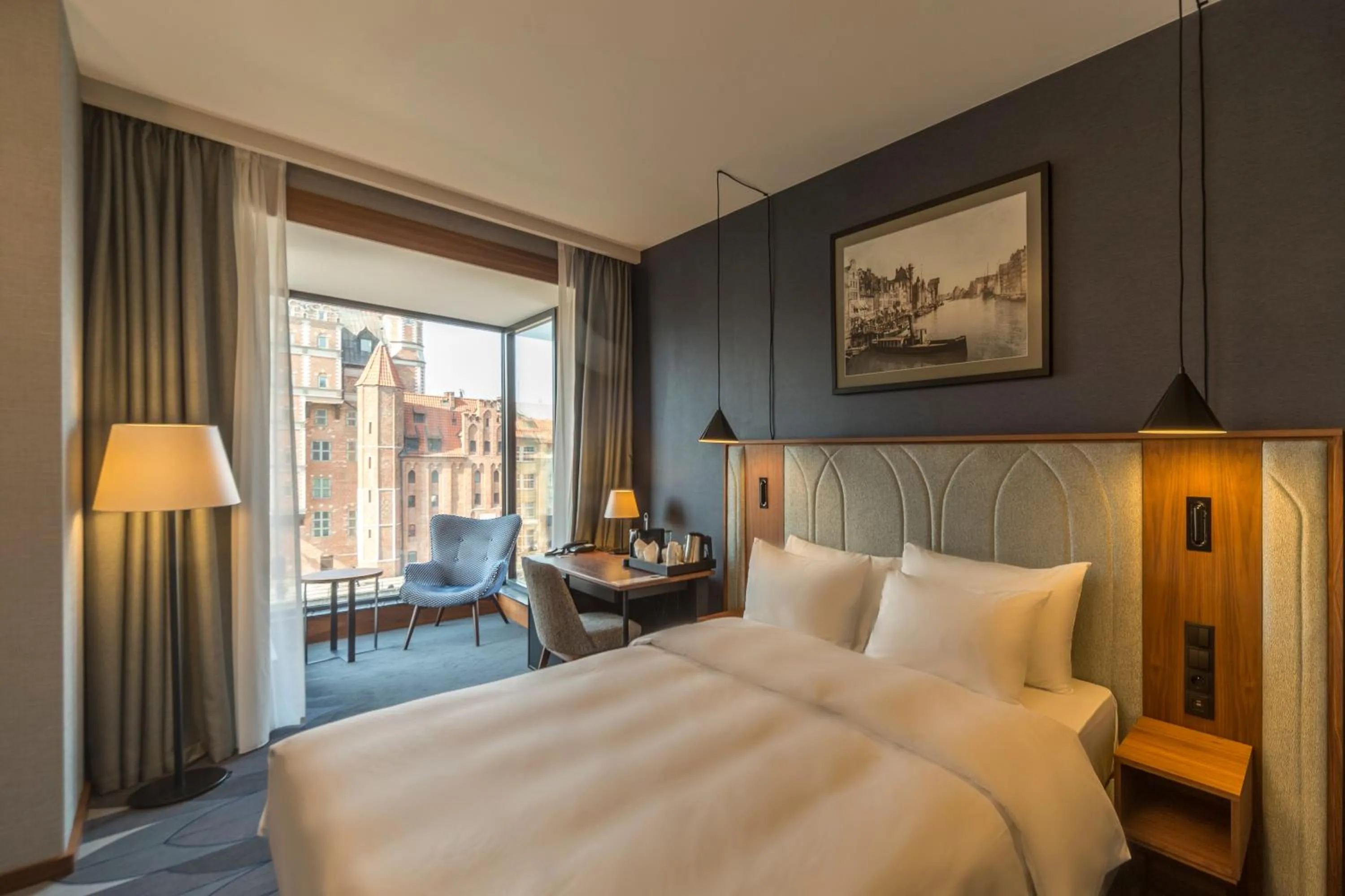 Bed in Radisson Hotel & Apartments Gdansk