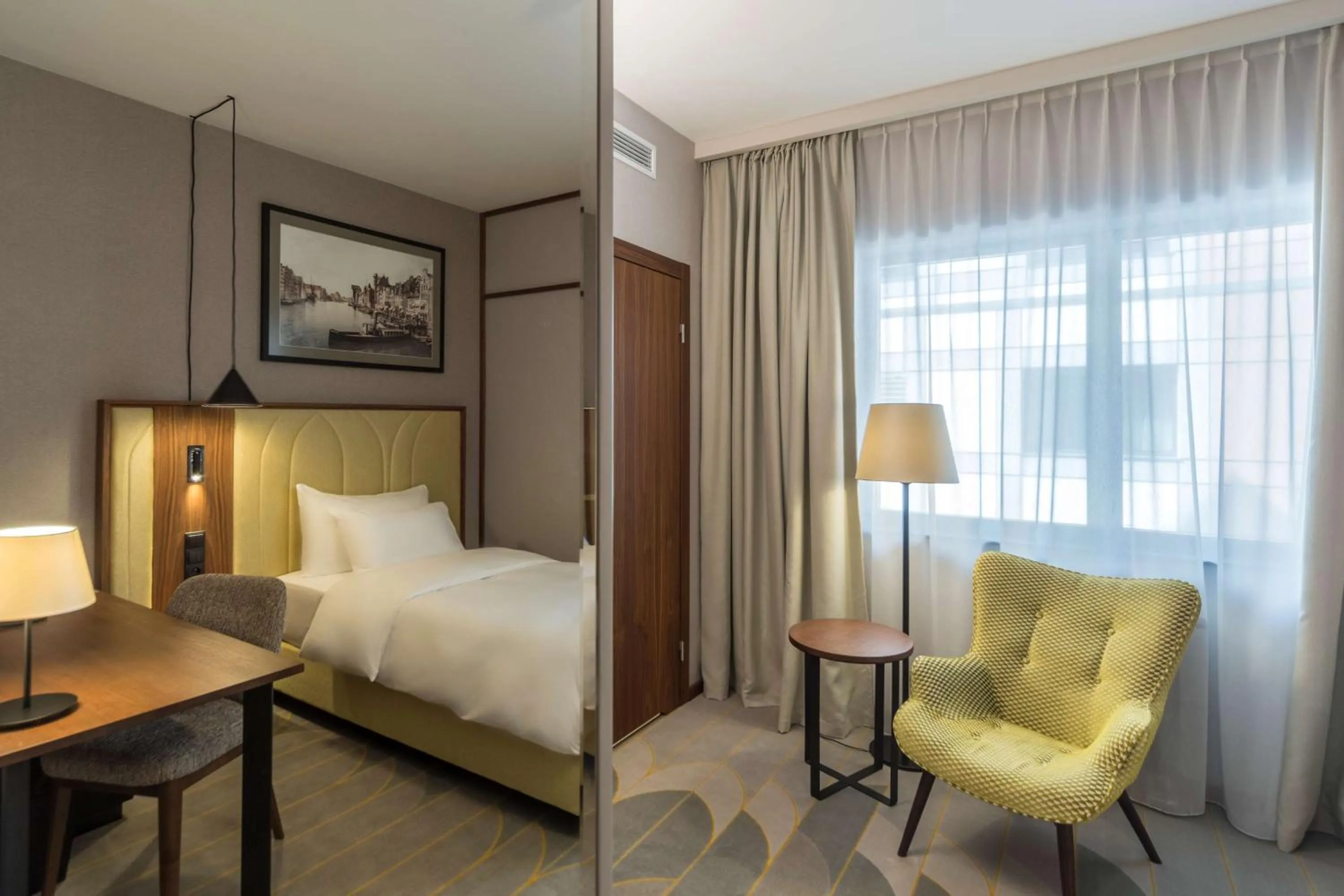 Photo of the whole room, Bed in Radisson Hotel & Apartments Gdansk