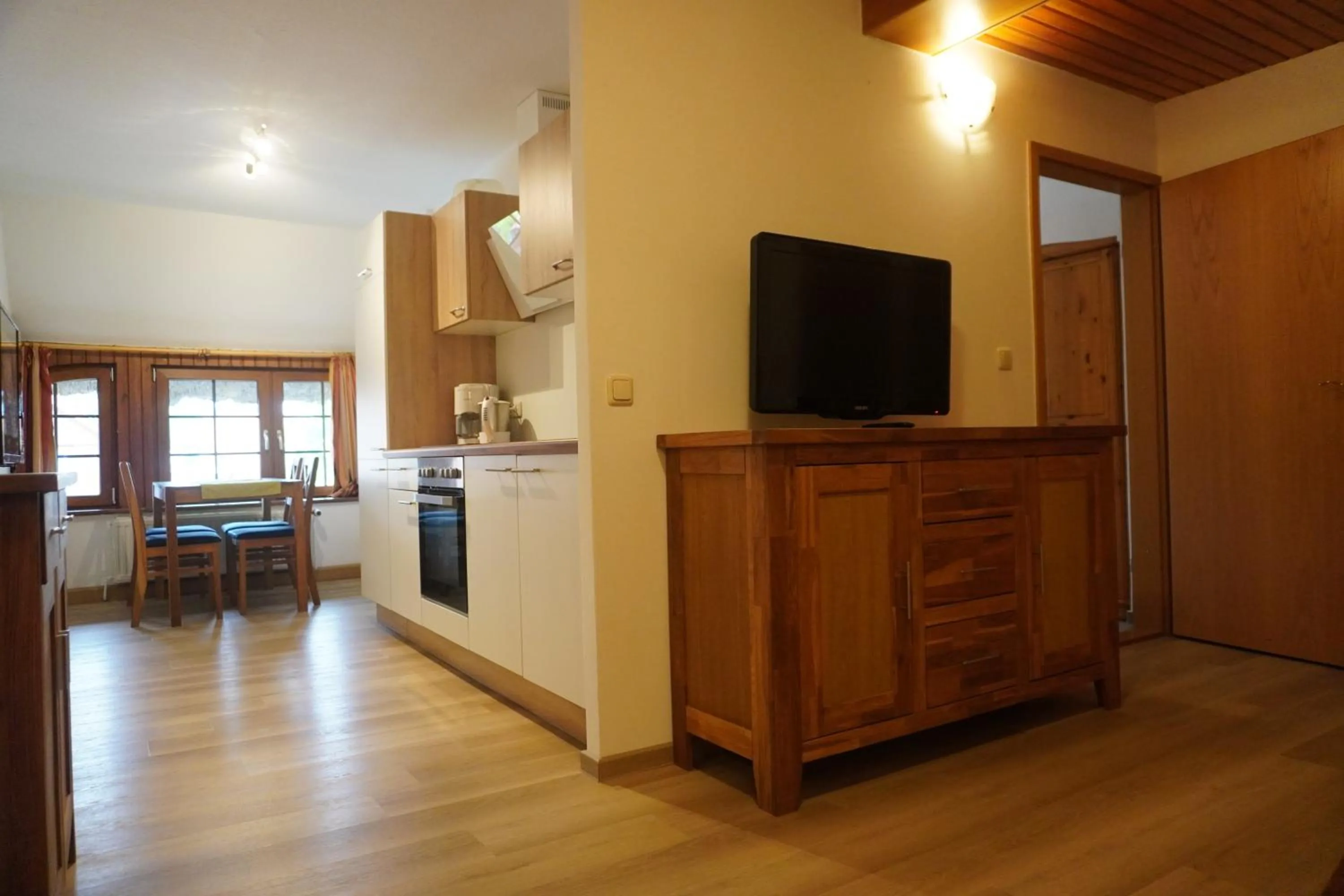 Kitchen or kitchenette in Alcor Hotel Feriendorf an der Ostsee