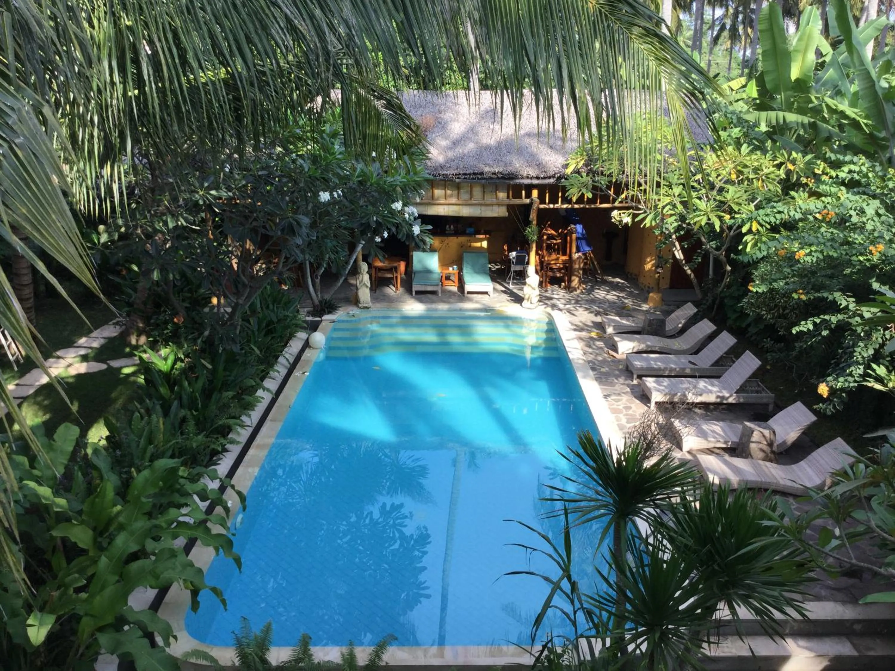 Pool view in Villa Jati Mangsit