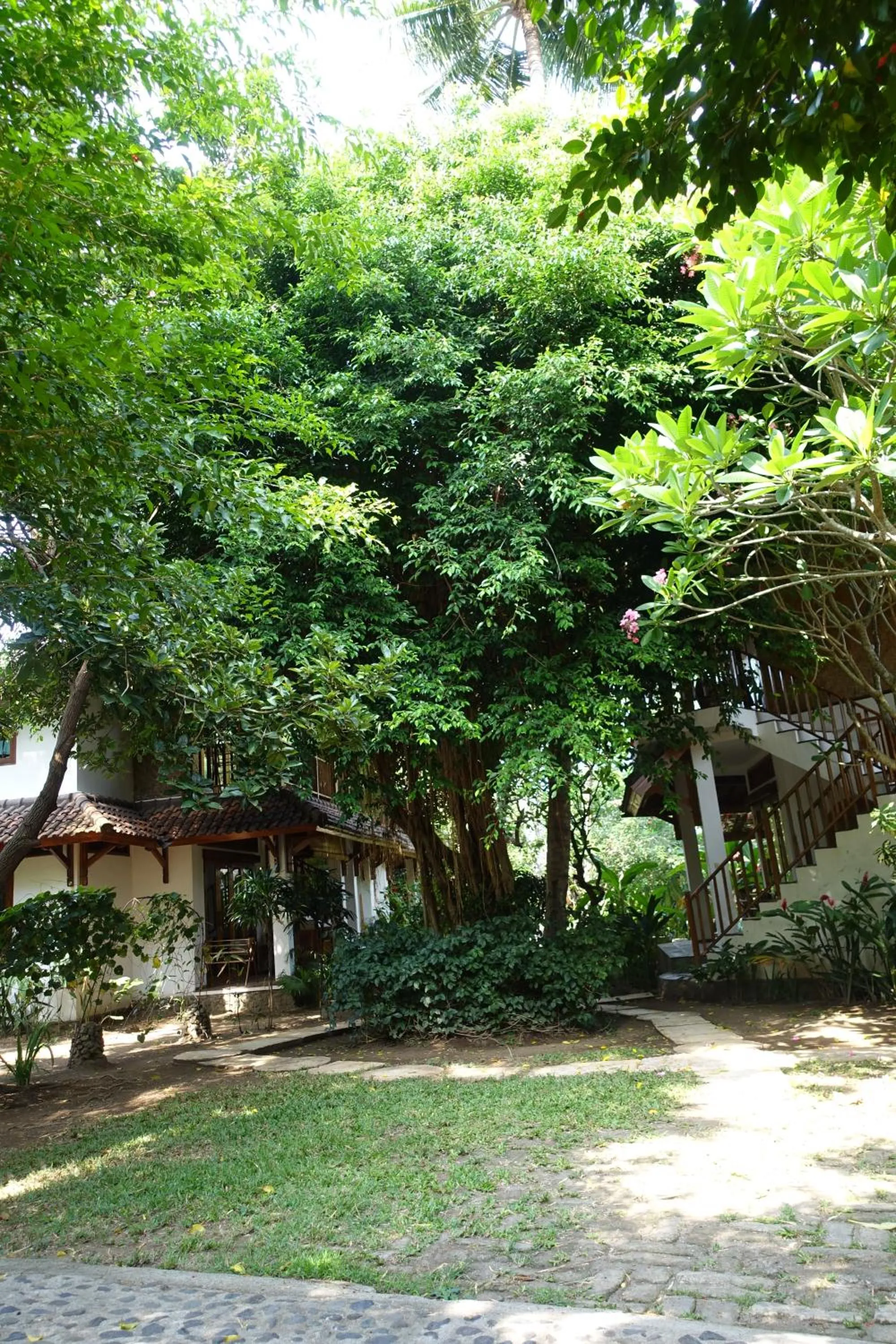 Facade/entrance in Villa Jati Mangsit