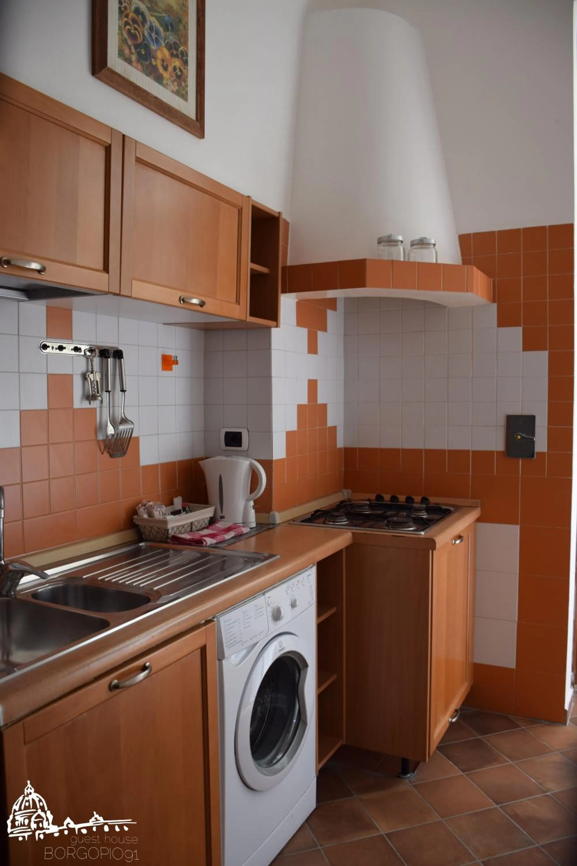 Kitchen or kitchenette in Borgo Pio 91
