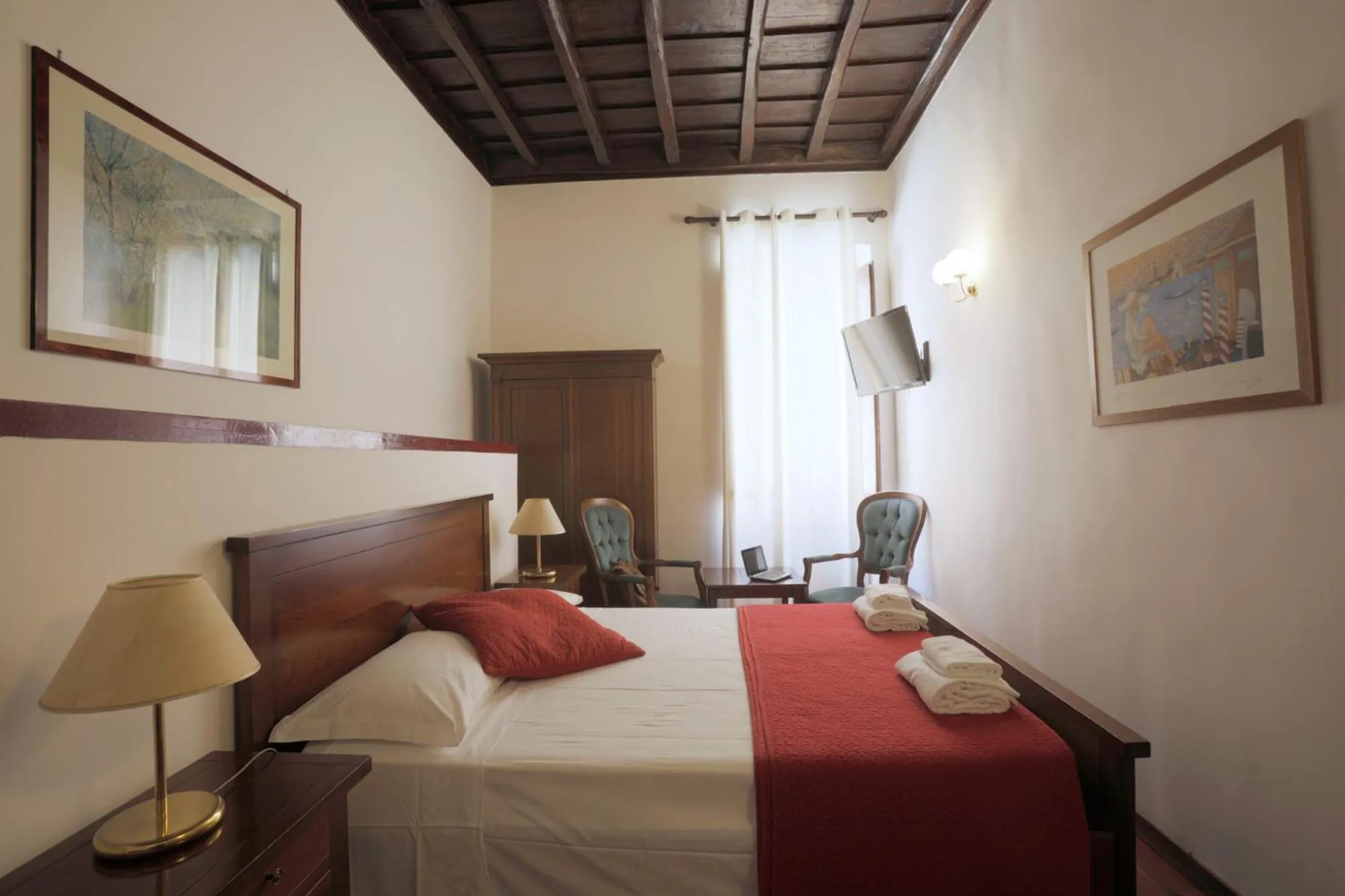 Bedroom, Bed in Borgo Pio 91