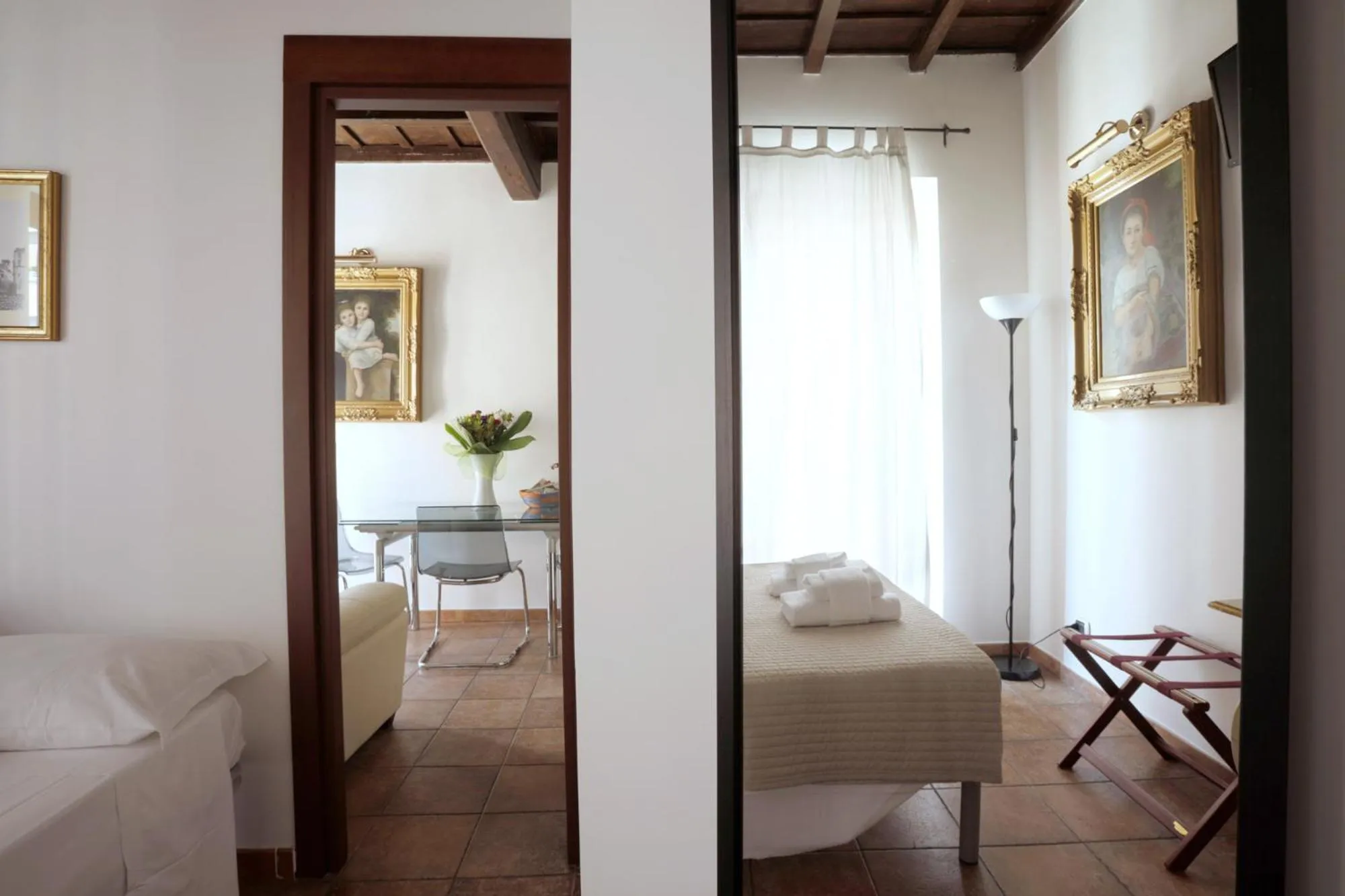 Bedroom, Bed in Borgo Pio 91