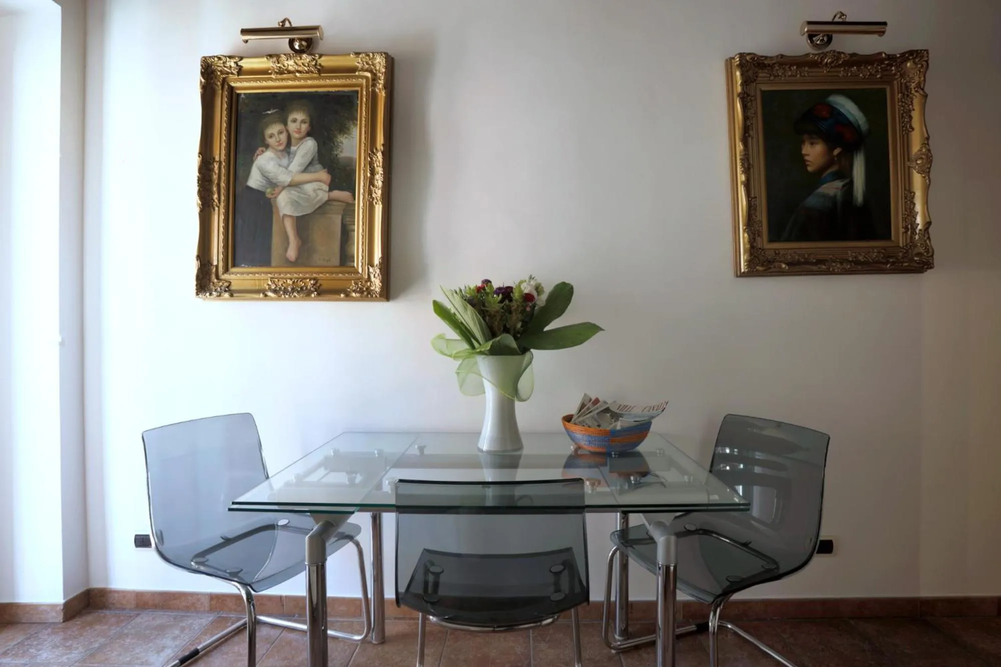 Living room in Borgo Pio 91