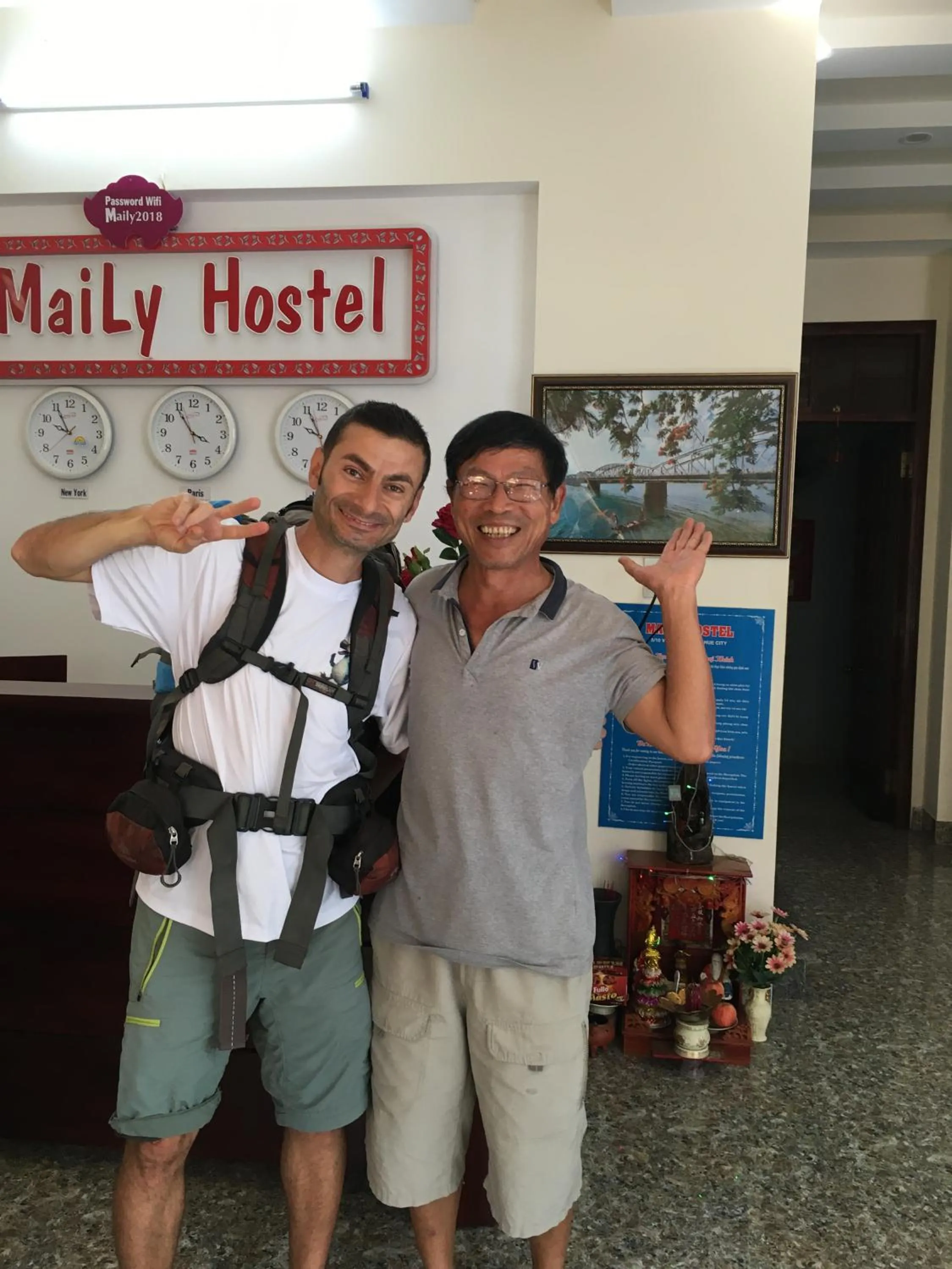 Staff in Maily Hostel