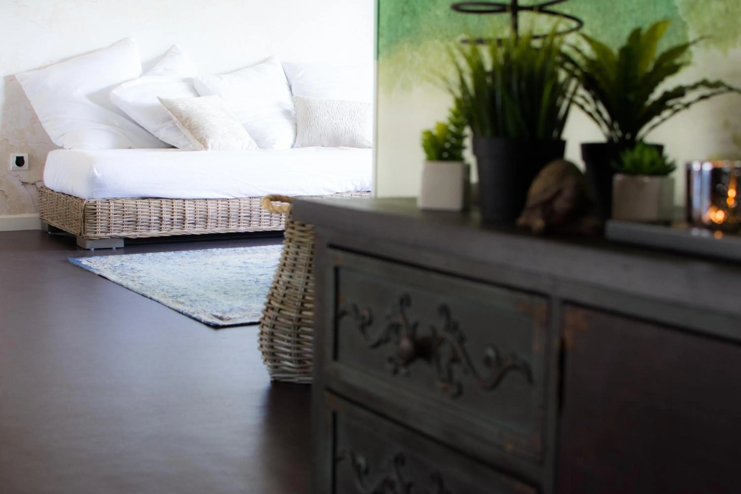 Living room in La Haute Forge B&B