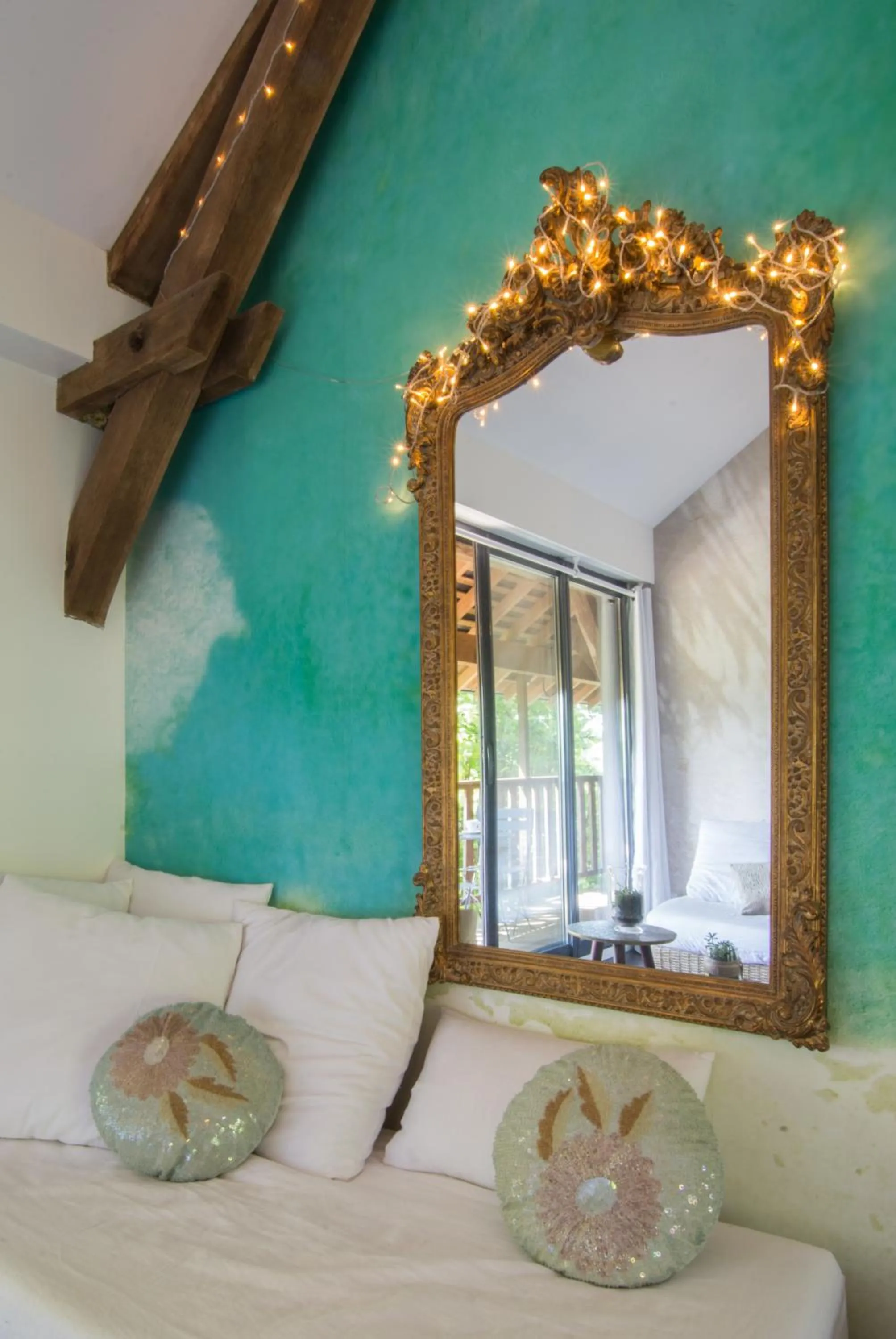 Living room in La Haute Forge B&B