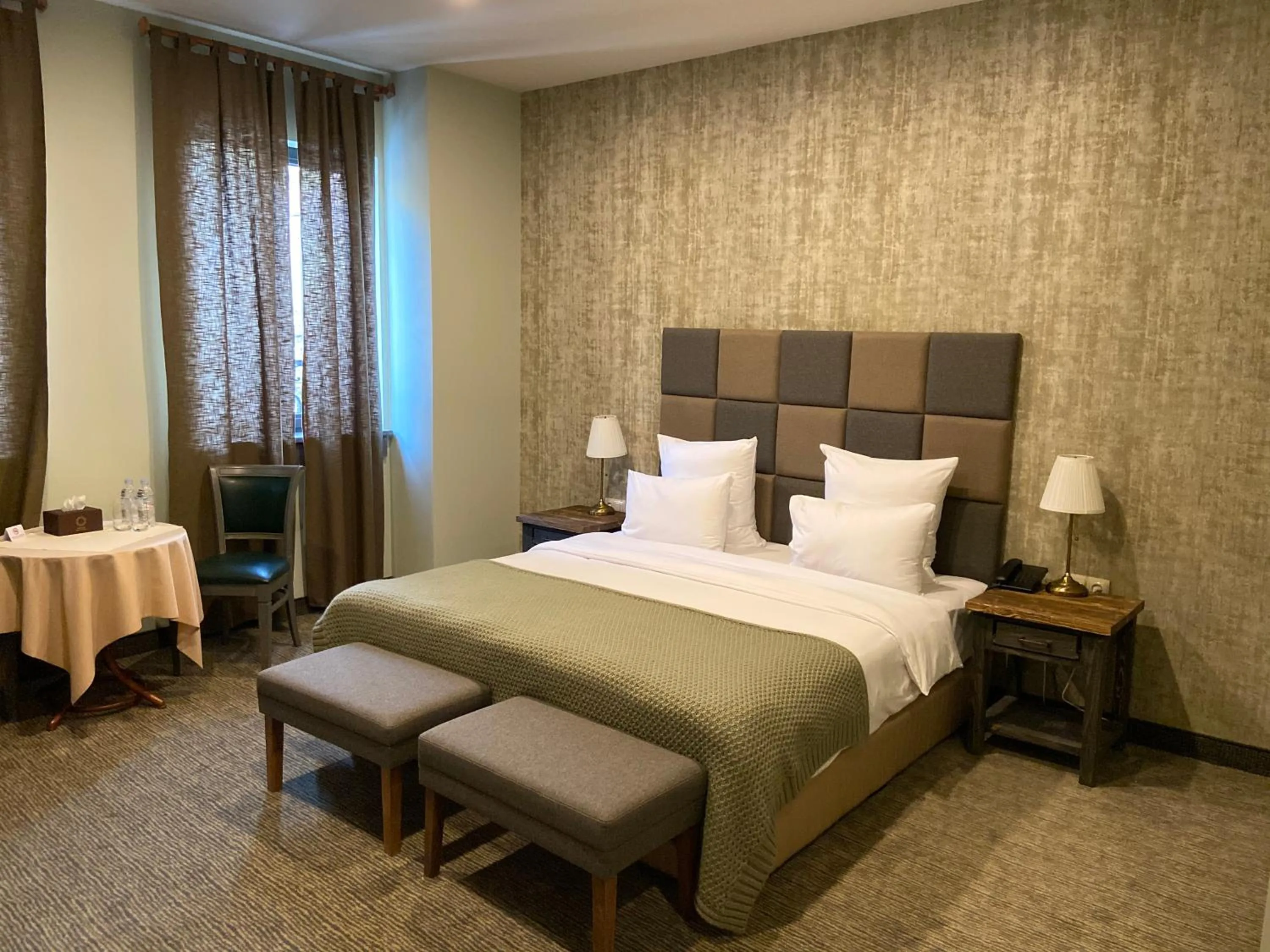 Bed in Apricot Hotel Yerevan