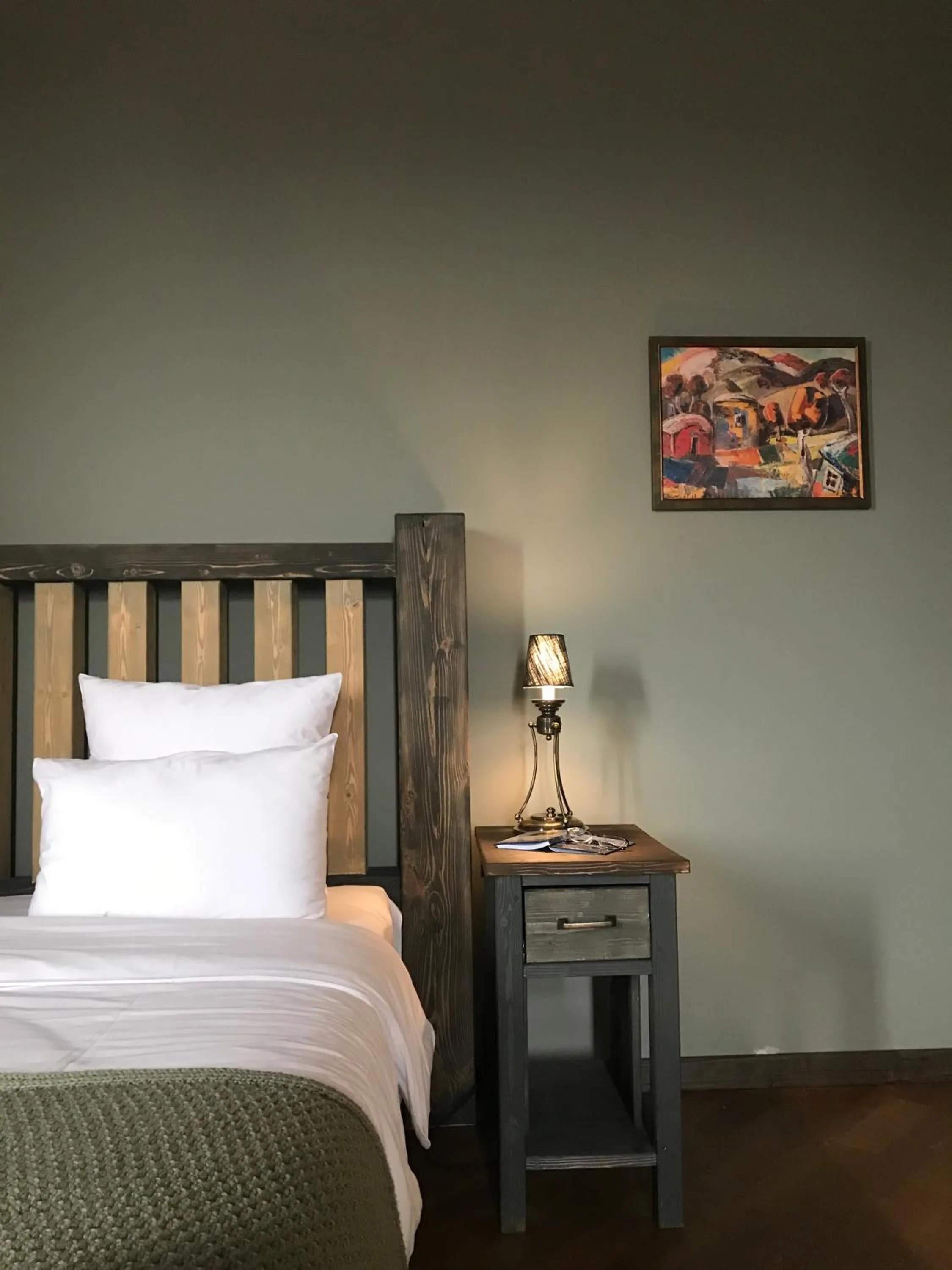 Bed in Apricot Hotel Yerevan