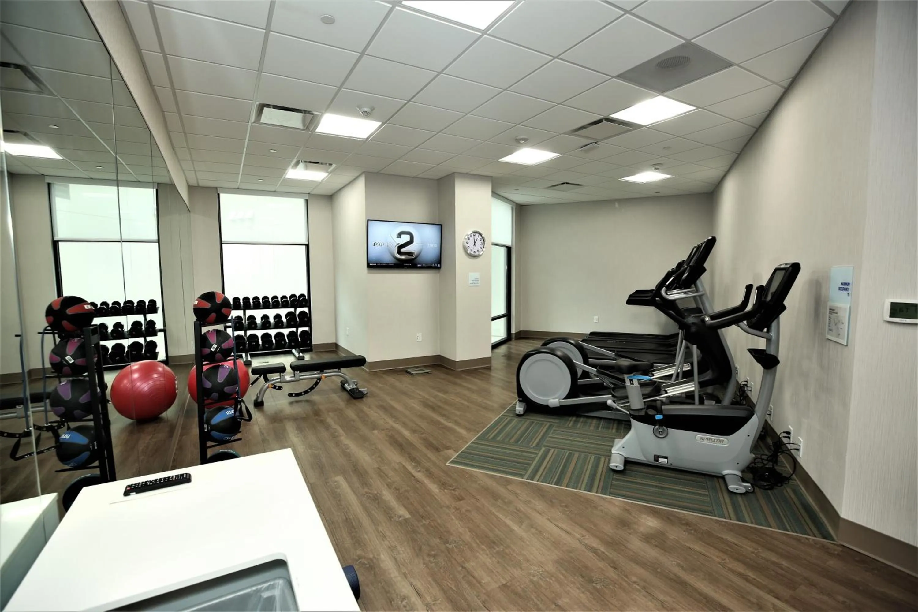 Fitness centre/facilities in Holiday Inn Express & Suites - Charlotte - South End by IHG