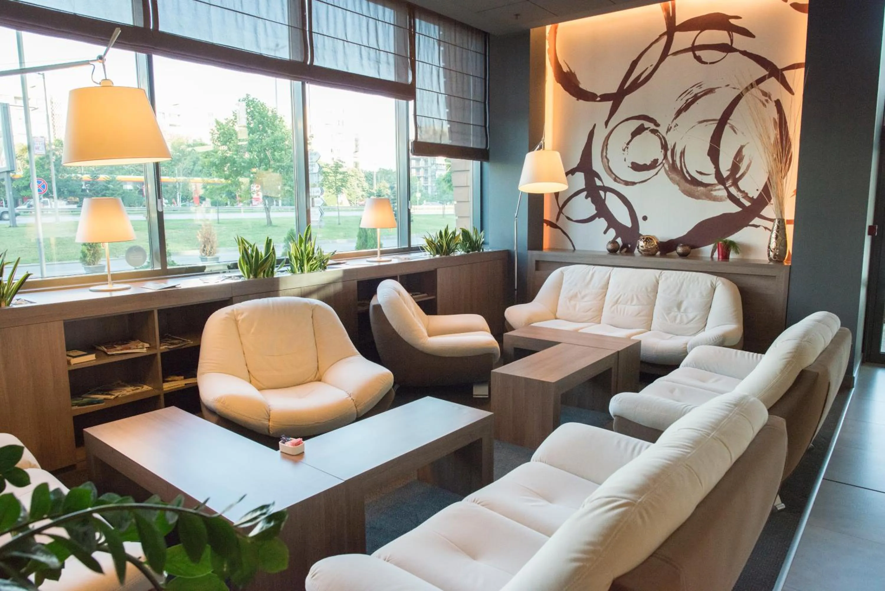 Lounge or bar in Novotel Sofia