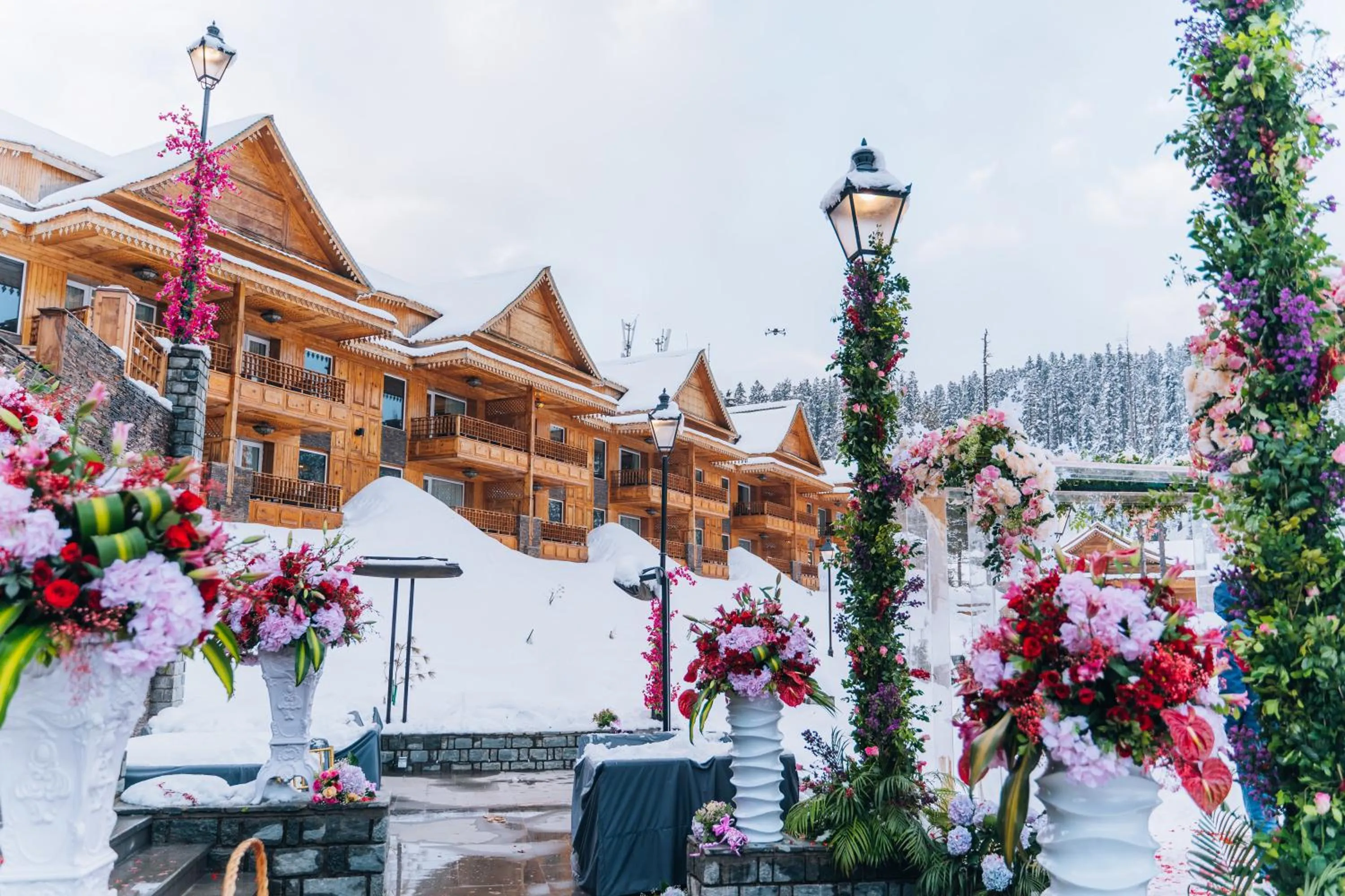 wedding in The Khyber Himalayan Resort & Spa