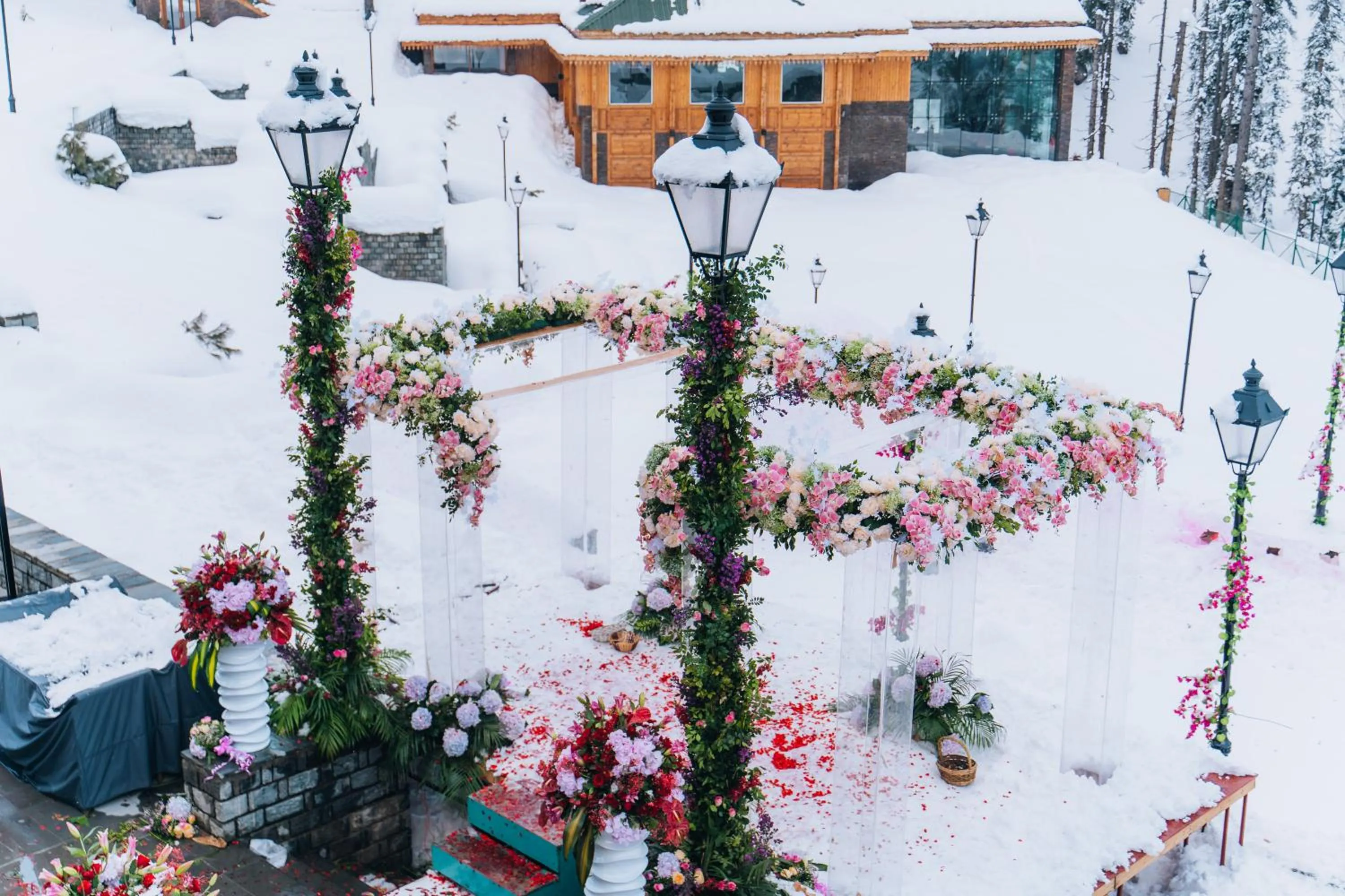 wedding in The Khyber Himalayan Resort & Spa