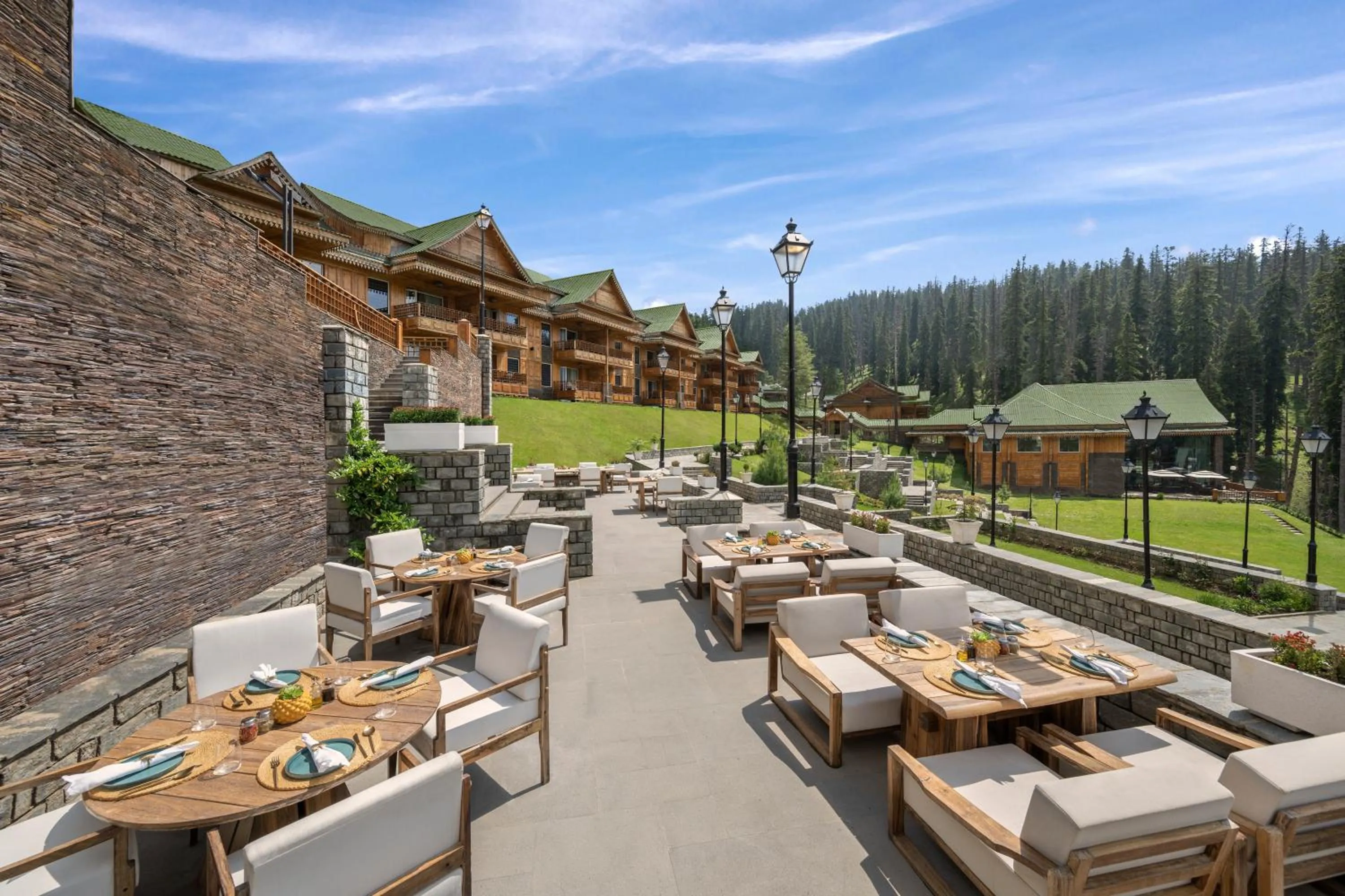 Lunch in The Khyber Himalayan Resort & Spa