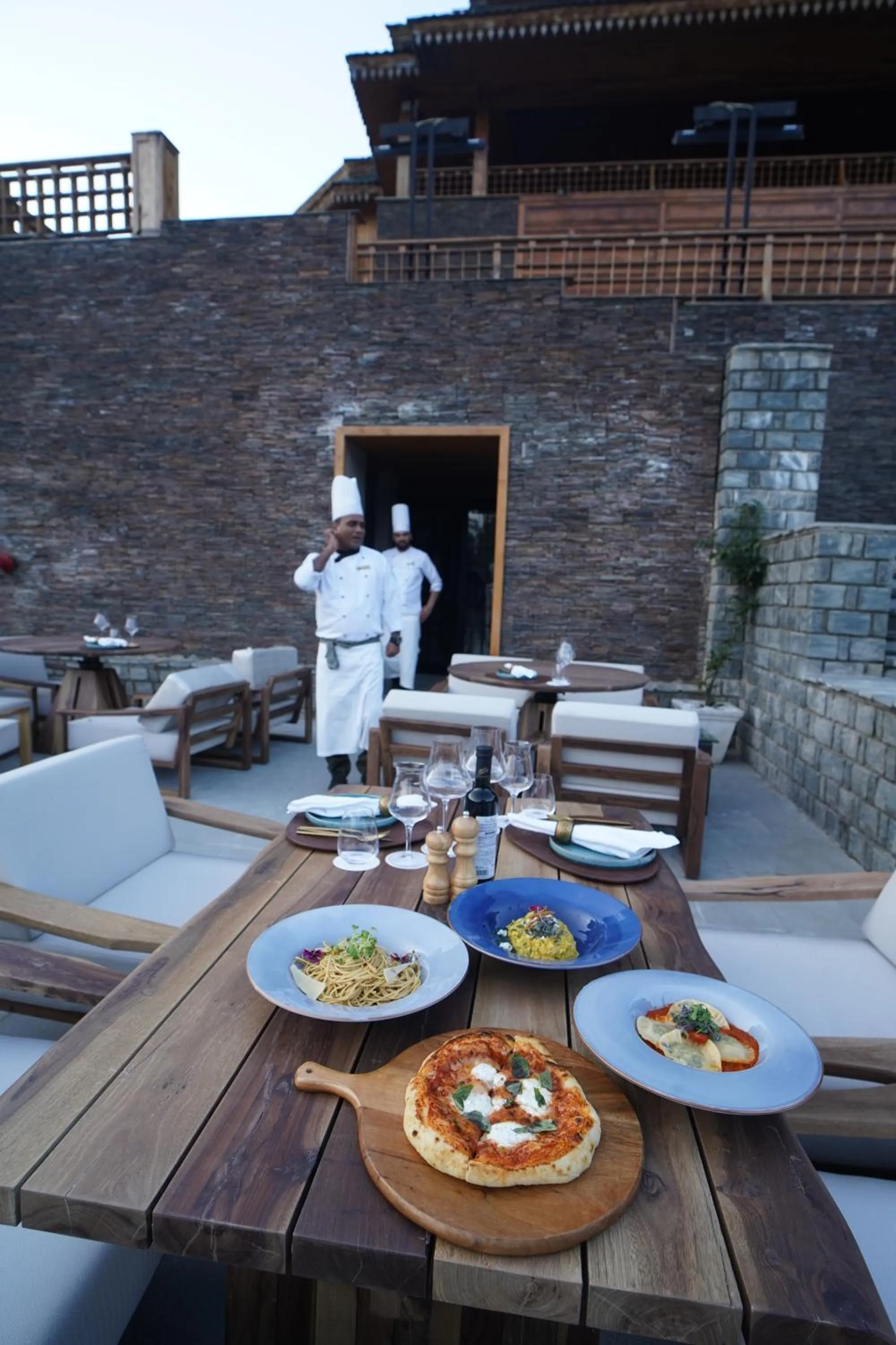 BBQ facilities in The Khyber Himalayan Resort & Spa