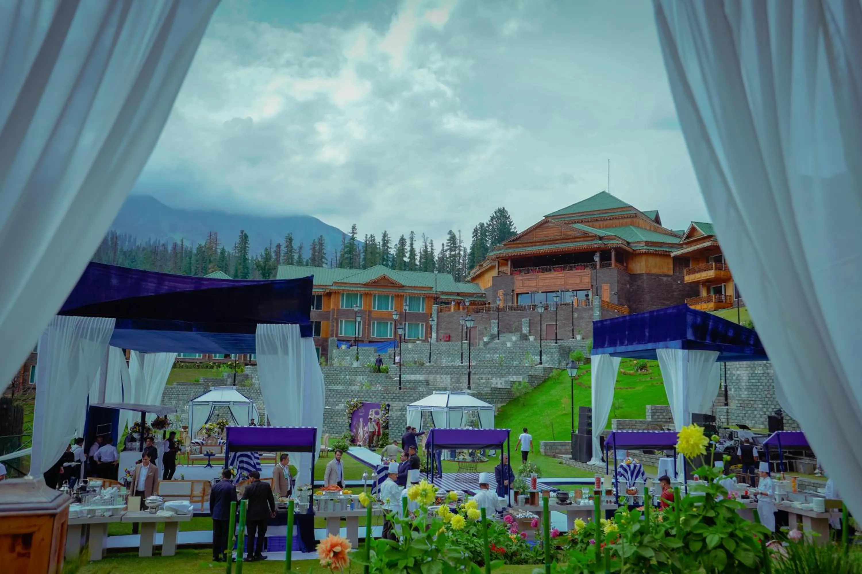 Natural landscape in The Khyber Himalayan Resort & Spa