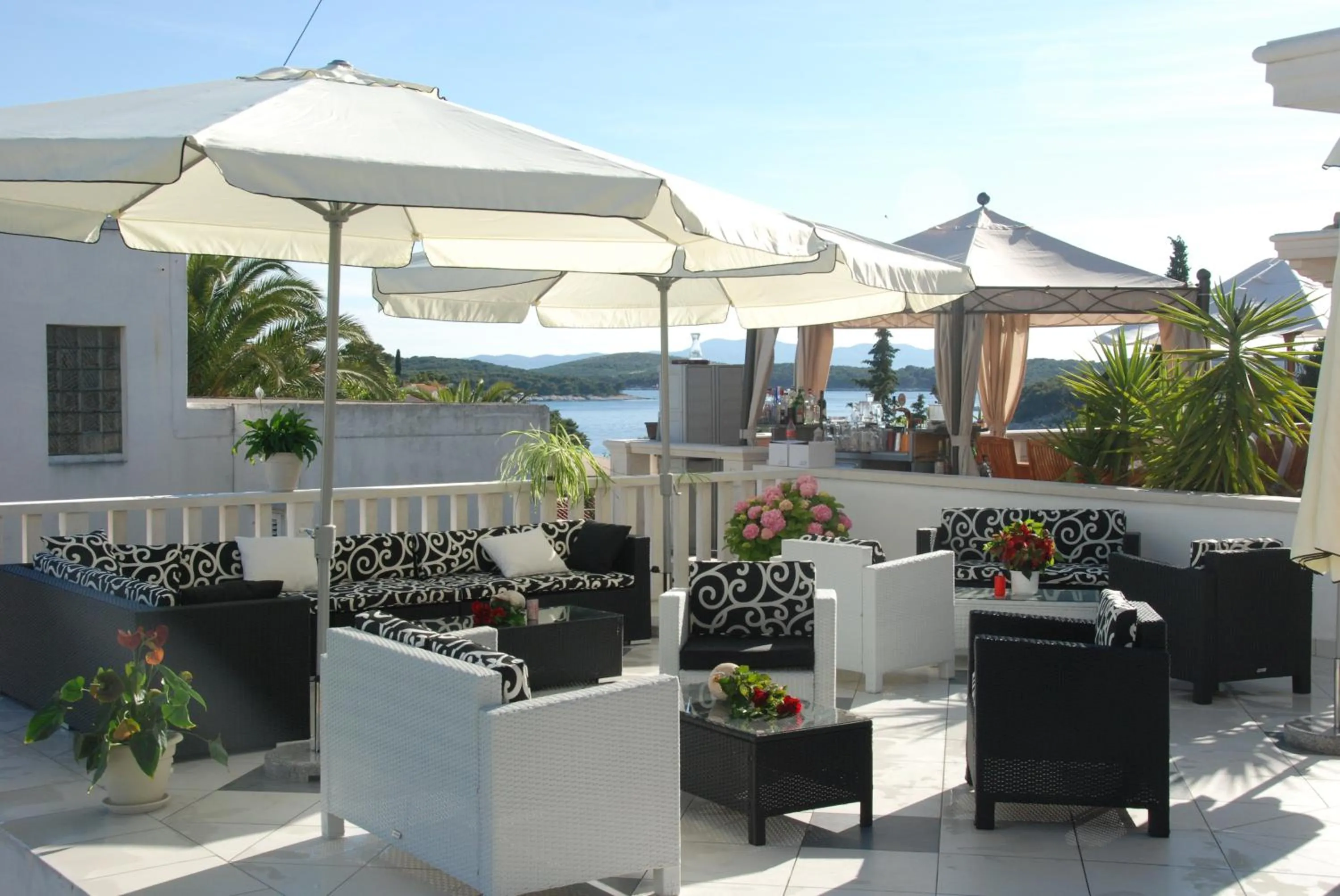 Balcony/Terrace in Villa Zorana hostel