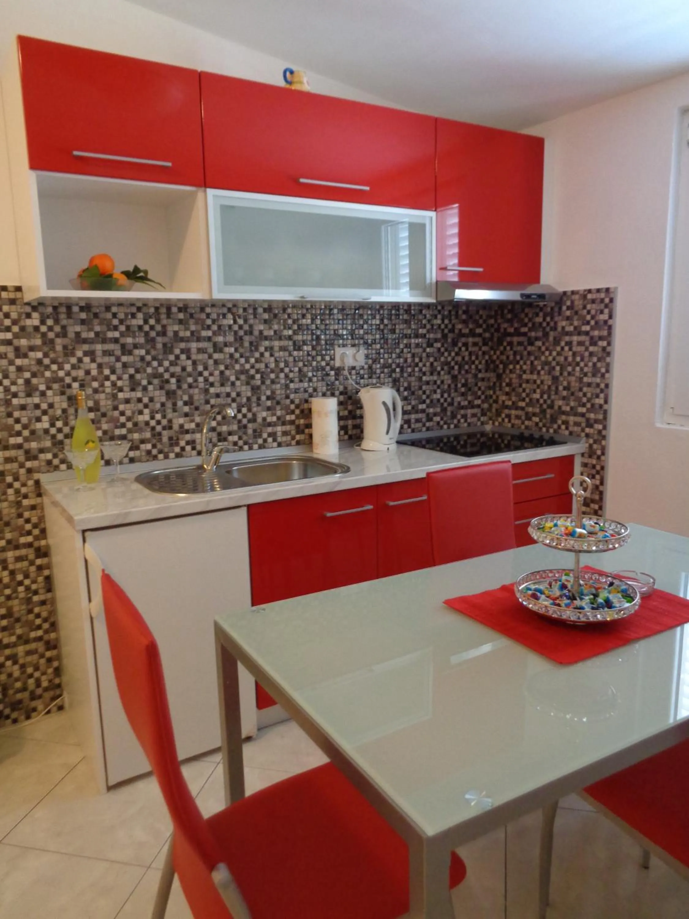 Kitchen or kitchenette in Villa Zorana hostel