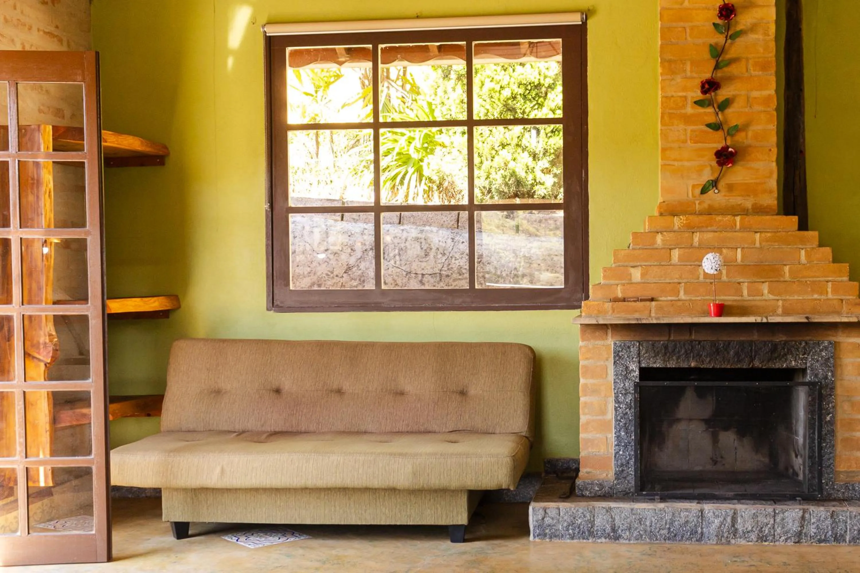 Living room in Pousada Chalés São Francisco