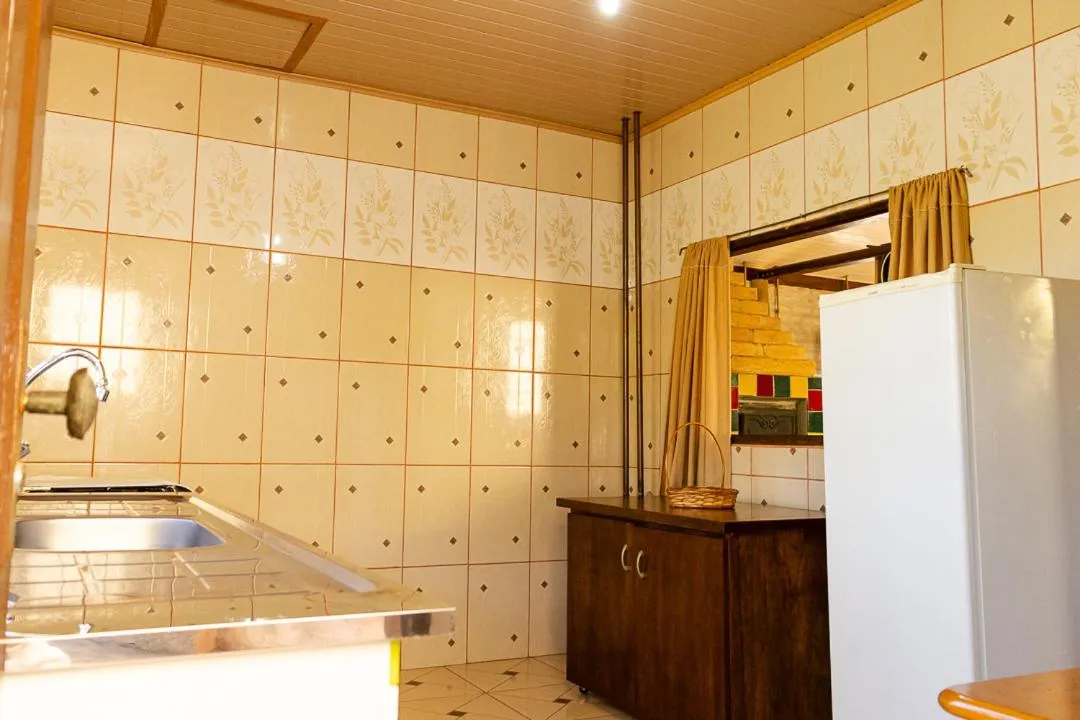 Kitchen or kitchenette in Pousada Chalés São Francisco