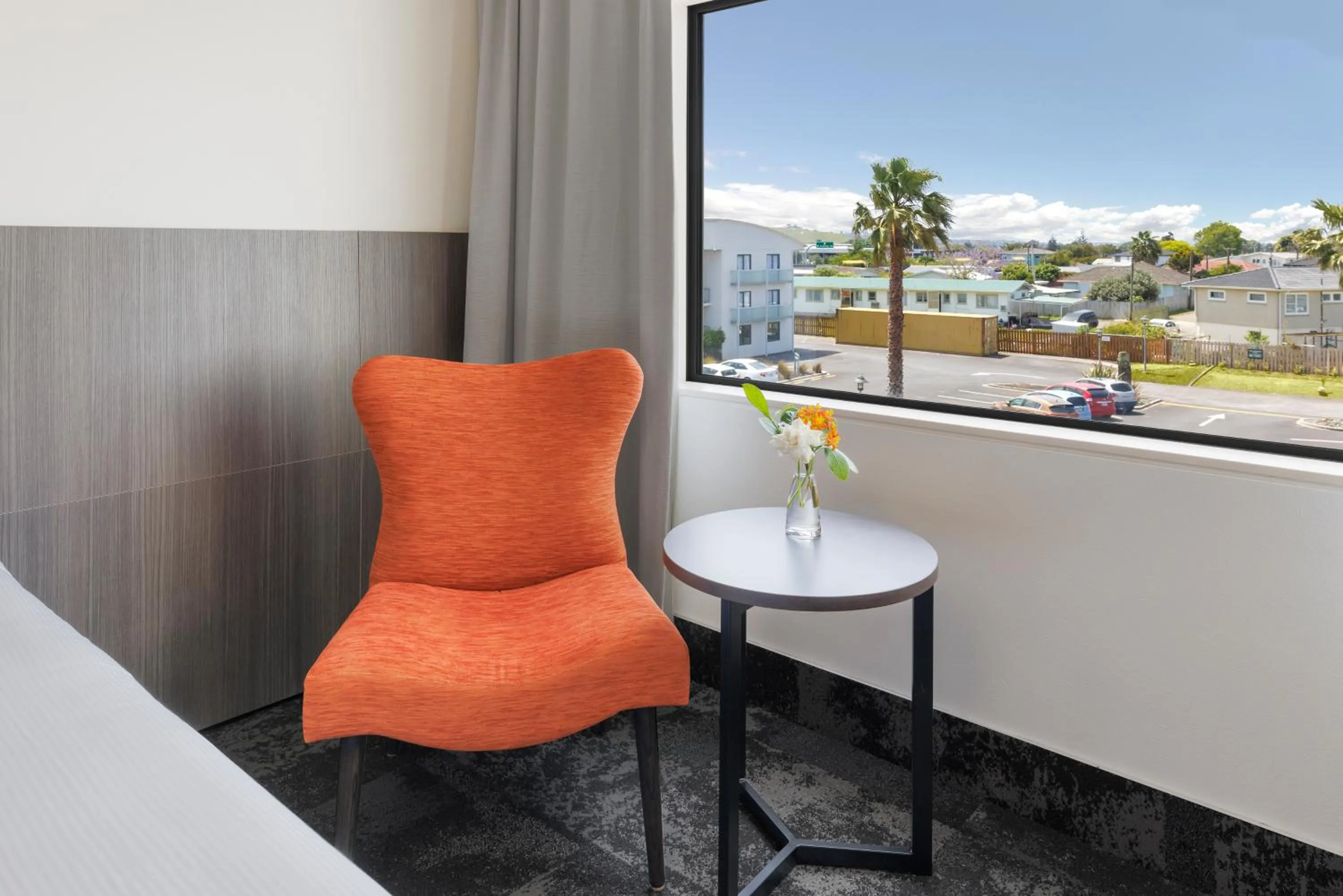 Seating area in JetPark Auckland Airport Hotel