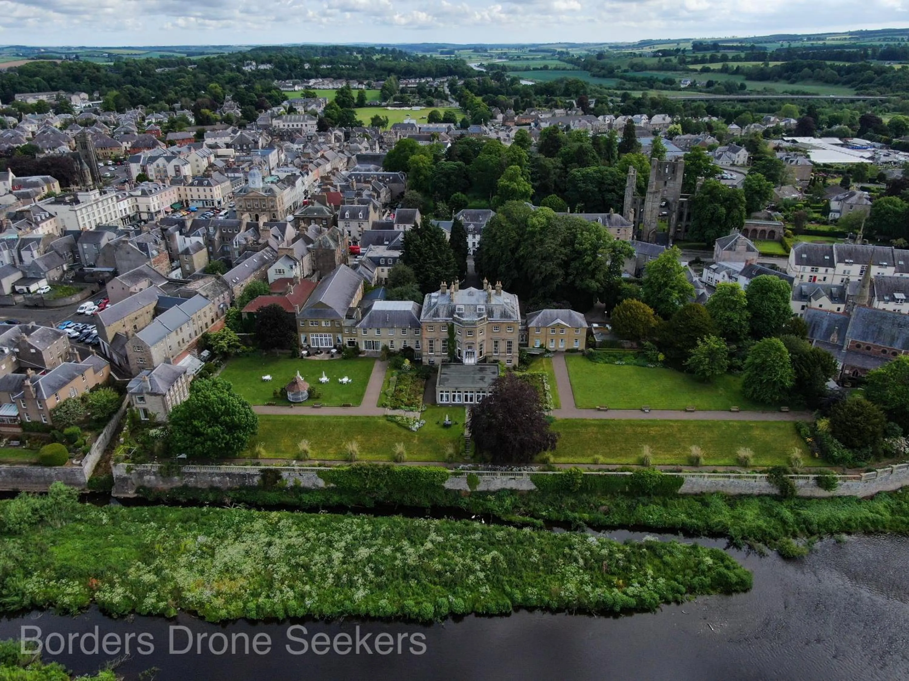 Bird's eye view in Ednam House Hotel