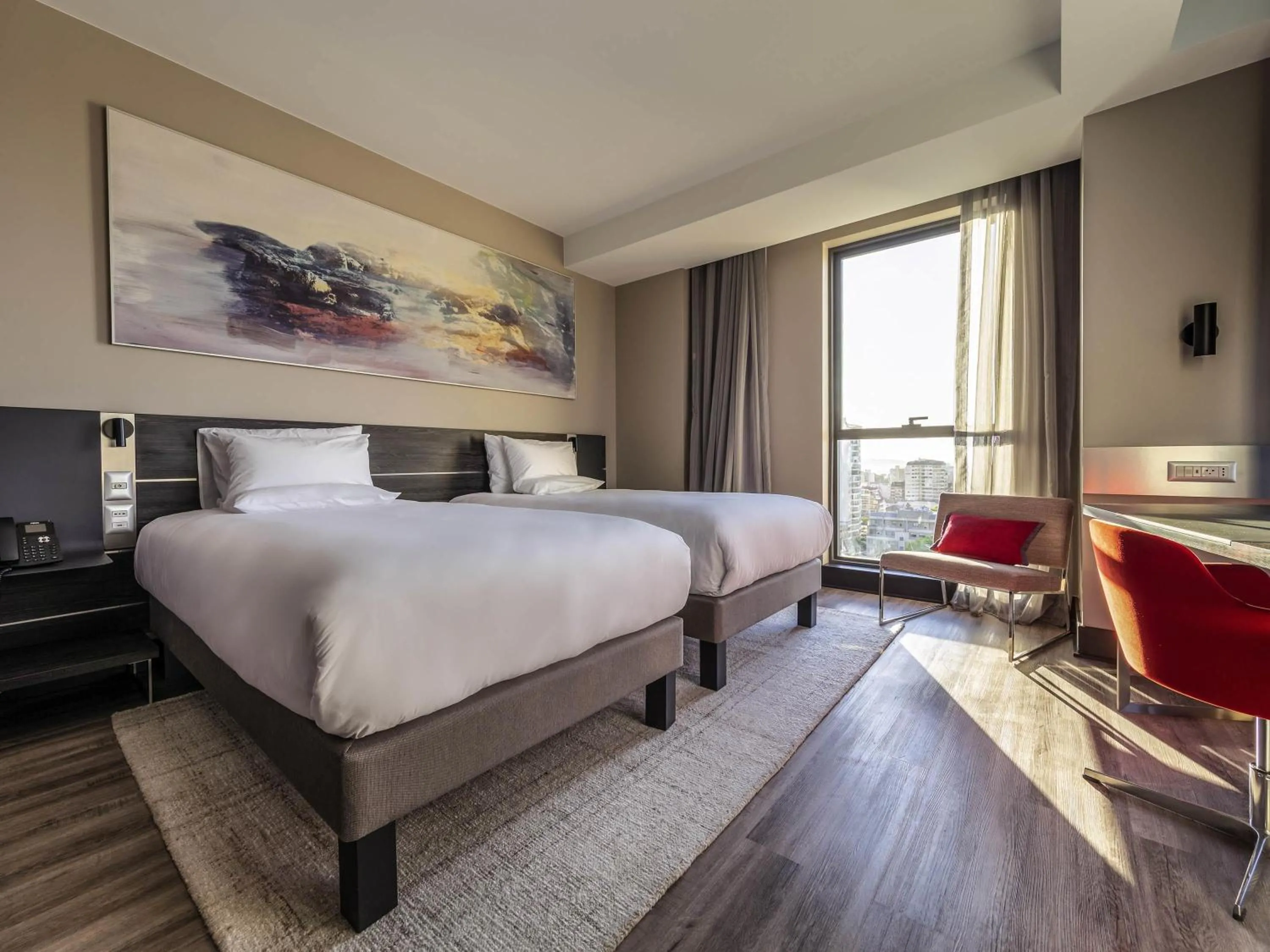 Bedroom, Bed in Novotel Vina del Mar