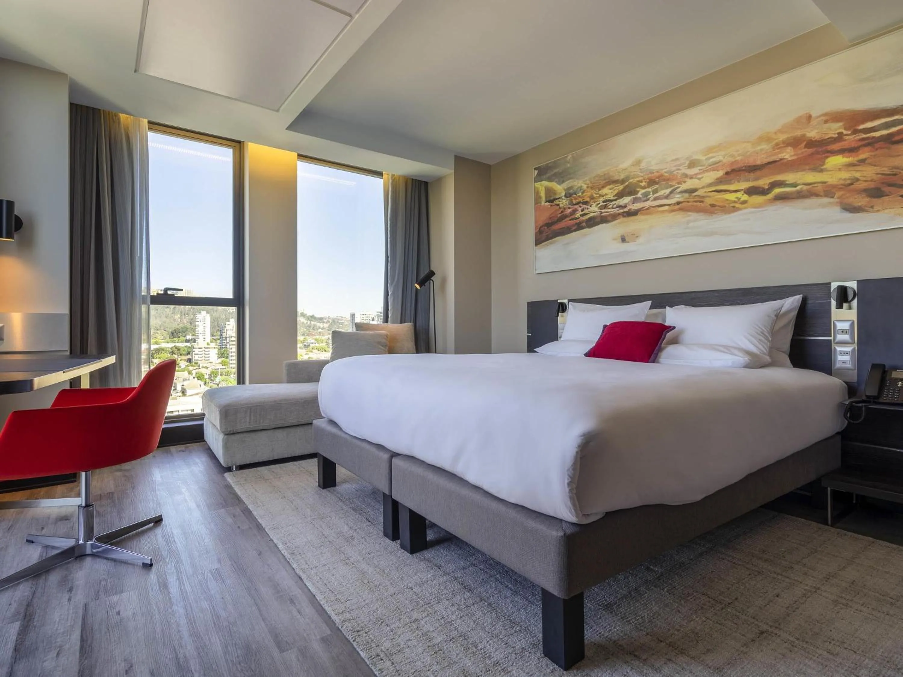 Bedroom, Bed in Novotel Vina del Mar