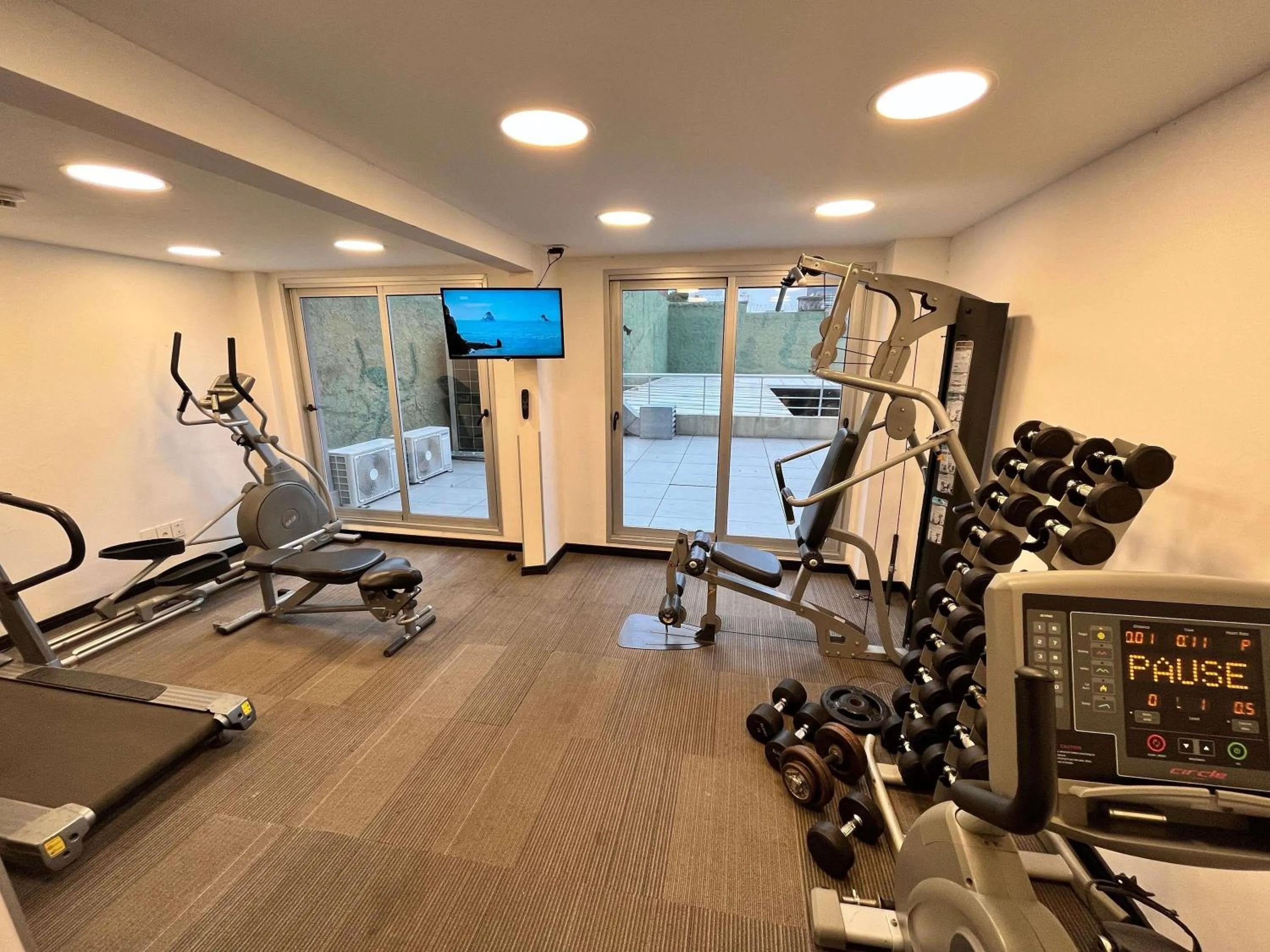 Fitness centre/facilities in ibis Styles Montevideo Biarritz