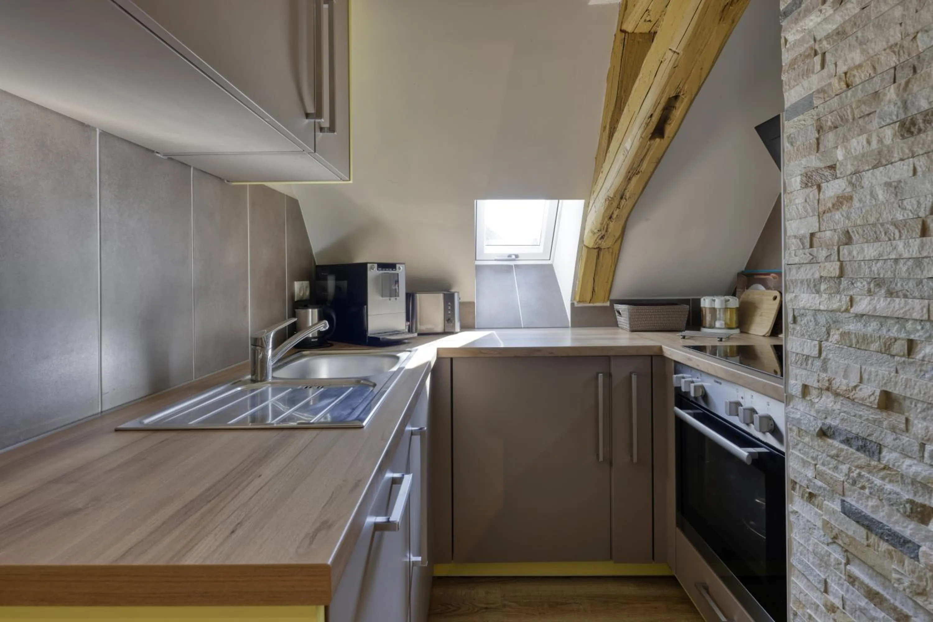 Kitchen or kitchenette in AD1716 apARTments Marktheidenfeld