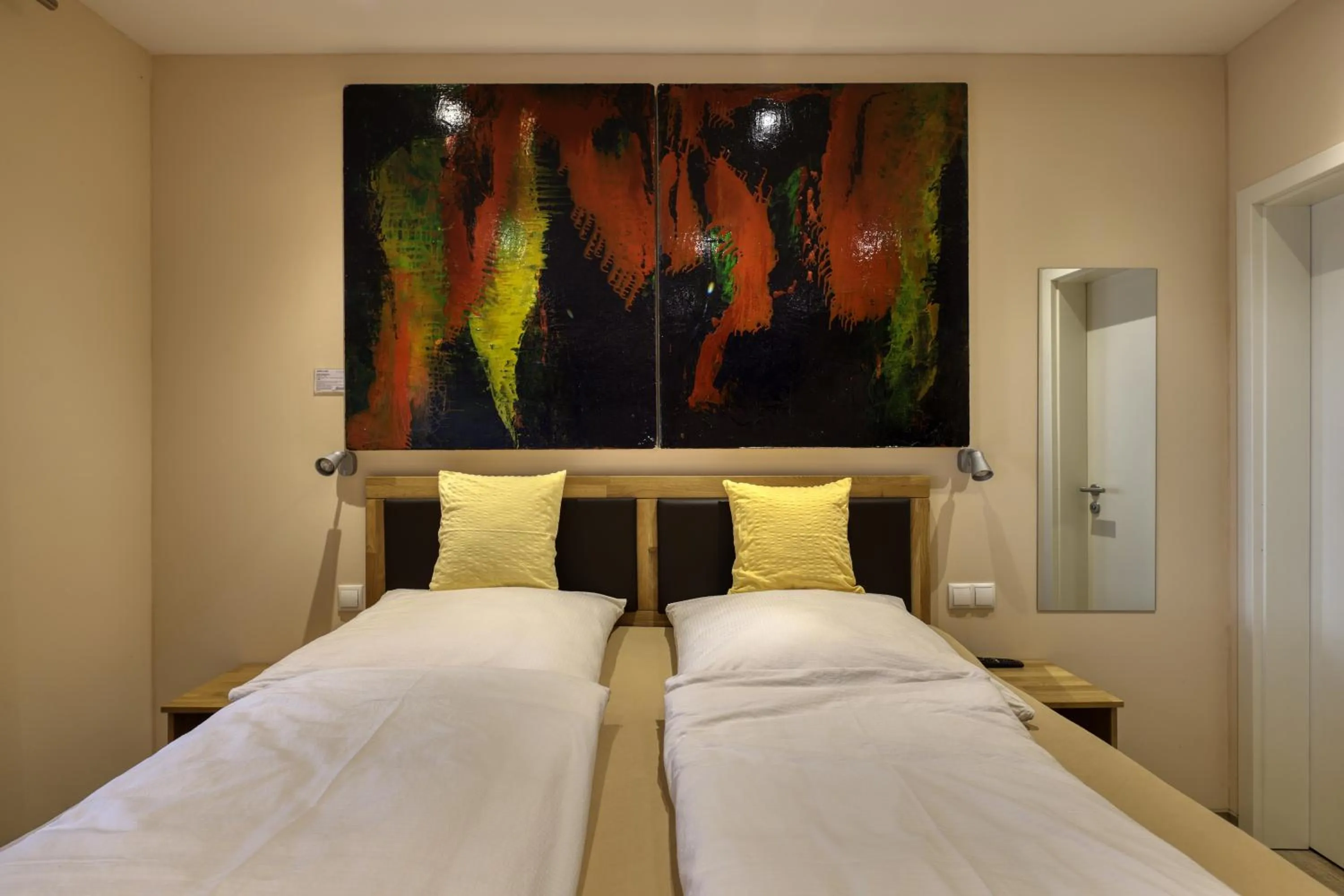 Bedroom, Bed in AD1716 apARTments Marktheidenfeld