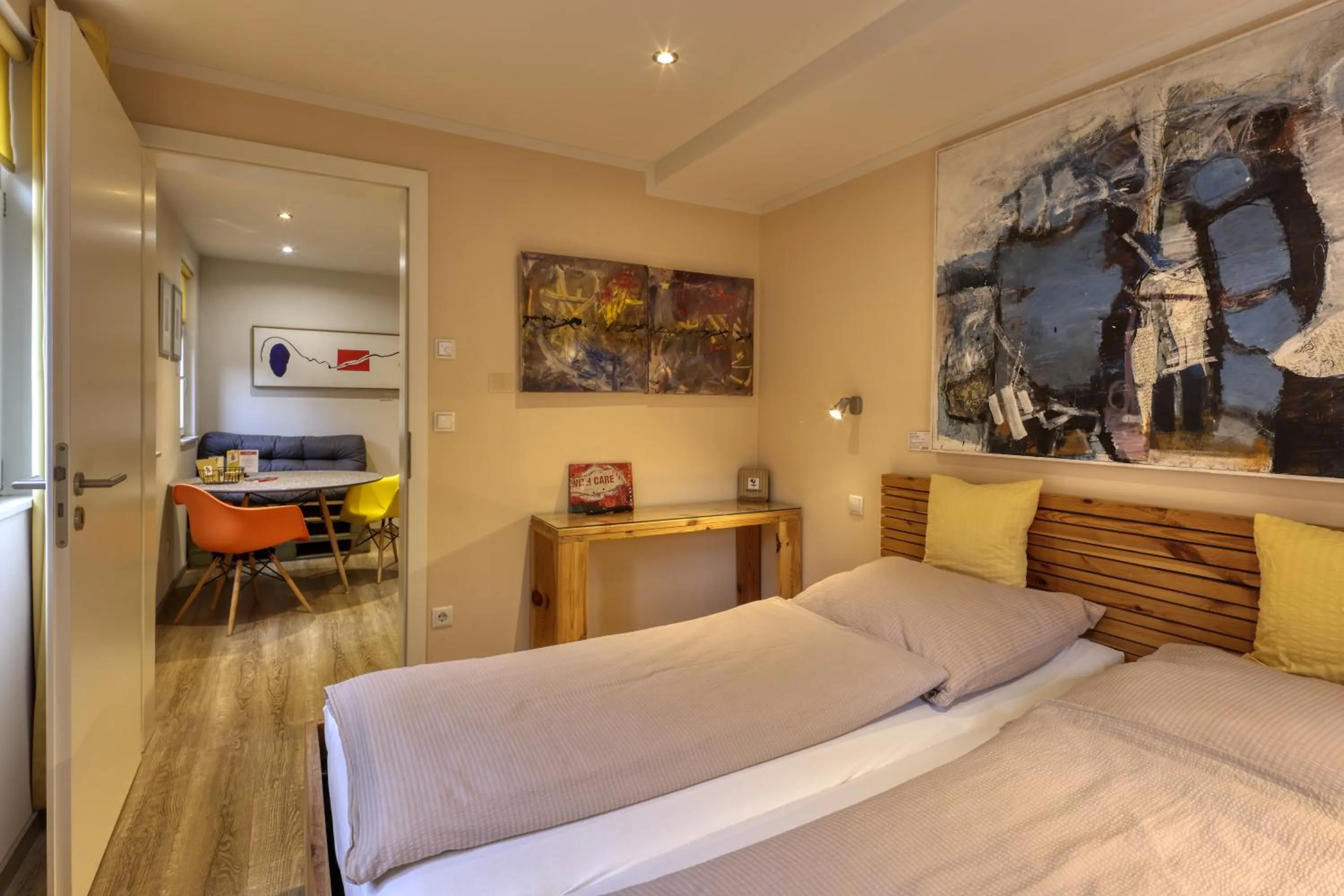 Bedroom, Bed in AD1716 apARTments Marktheidenfeld