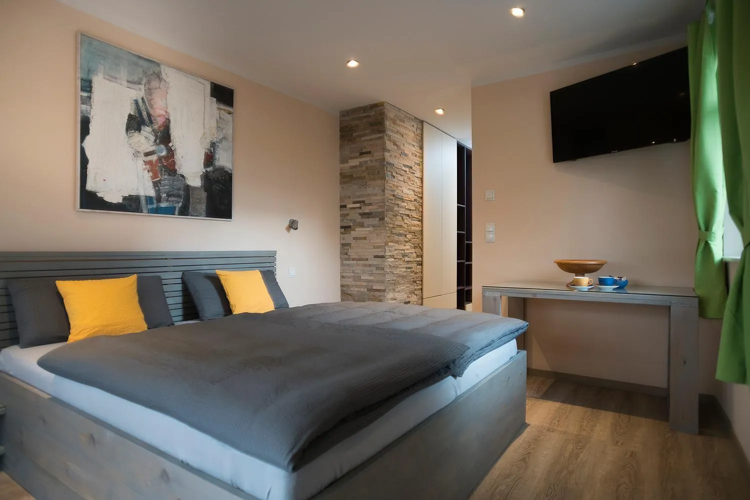 Bedroom, Bed in AD1716 apARTments Marktheidenfeld