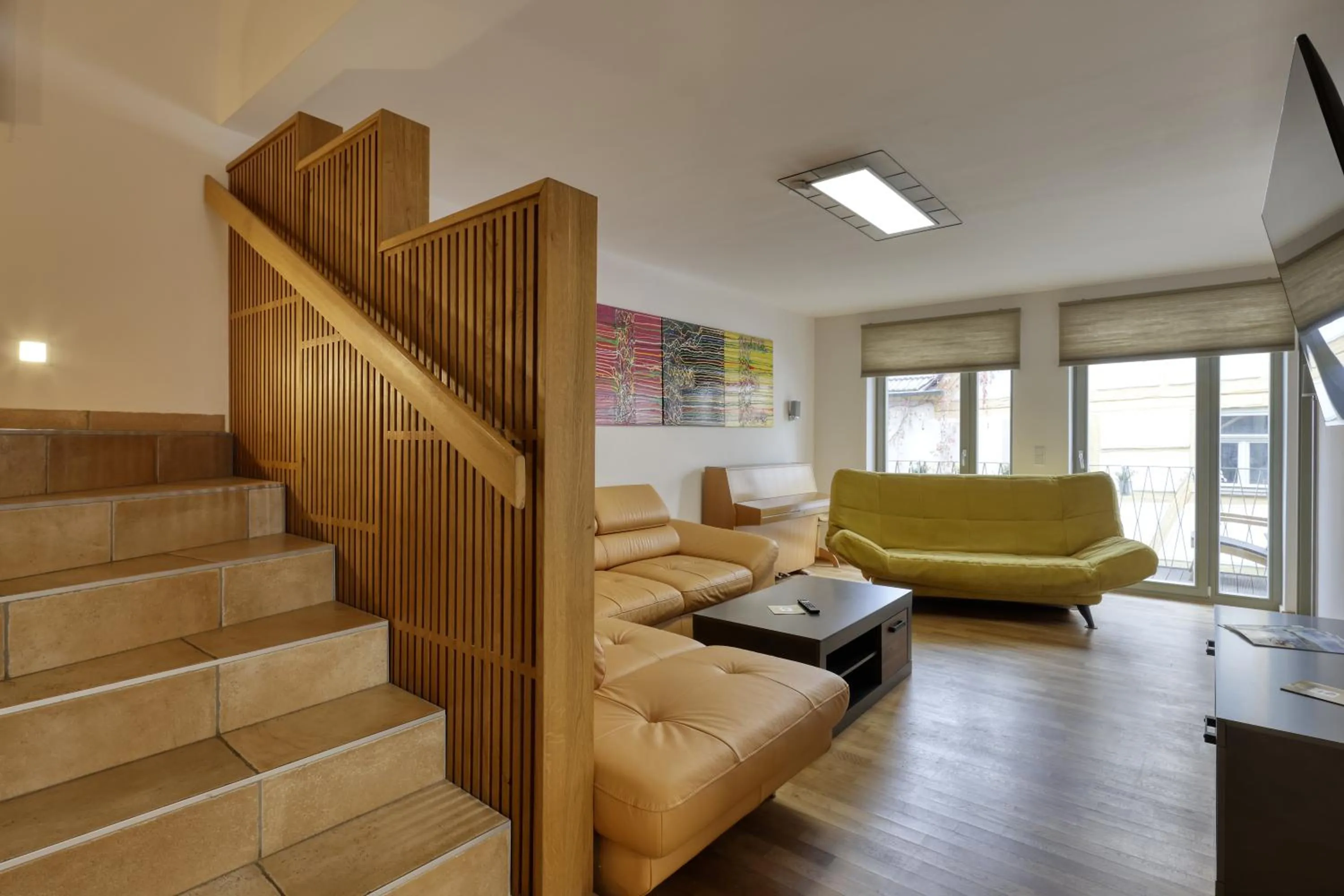 Communal lounge/ TV room in AD1716 apARTments Marktheidenfeld