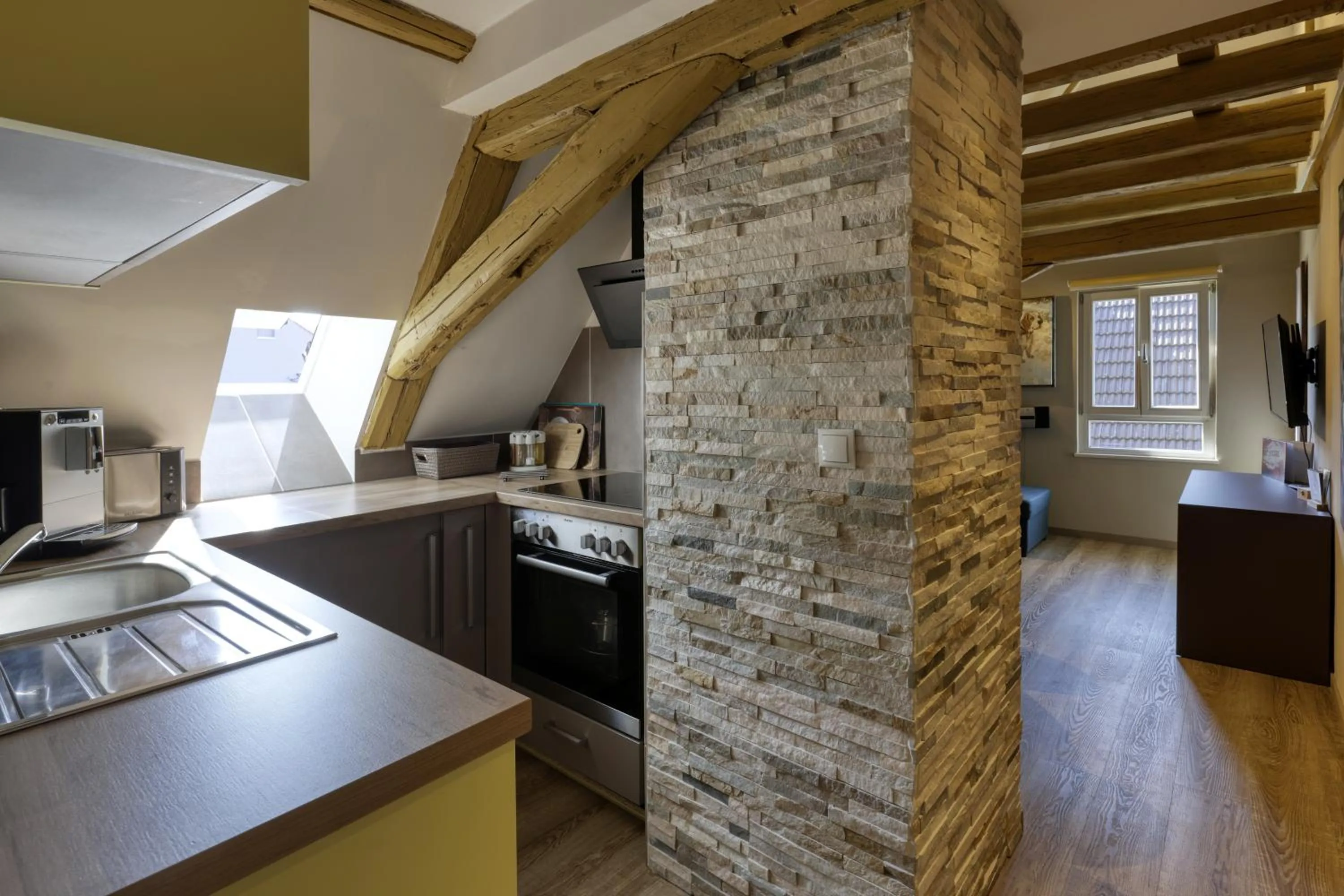 kitchen in AD1716 apARTments Marktheidenfeld