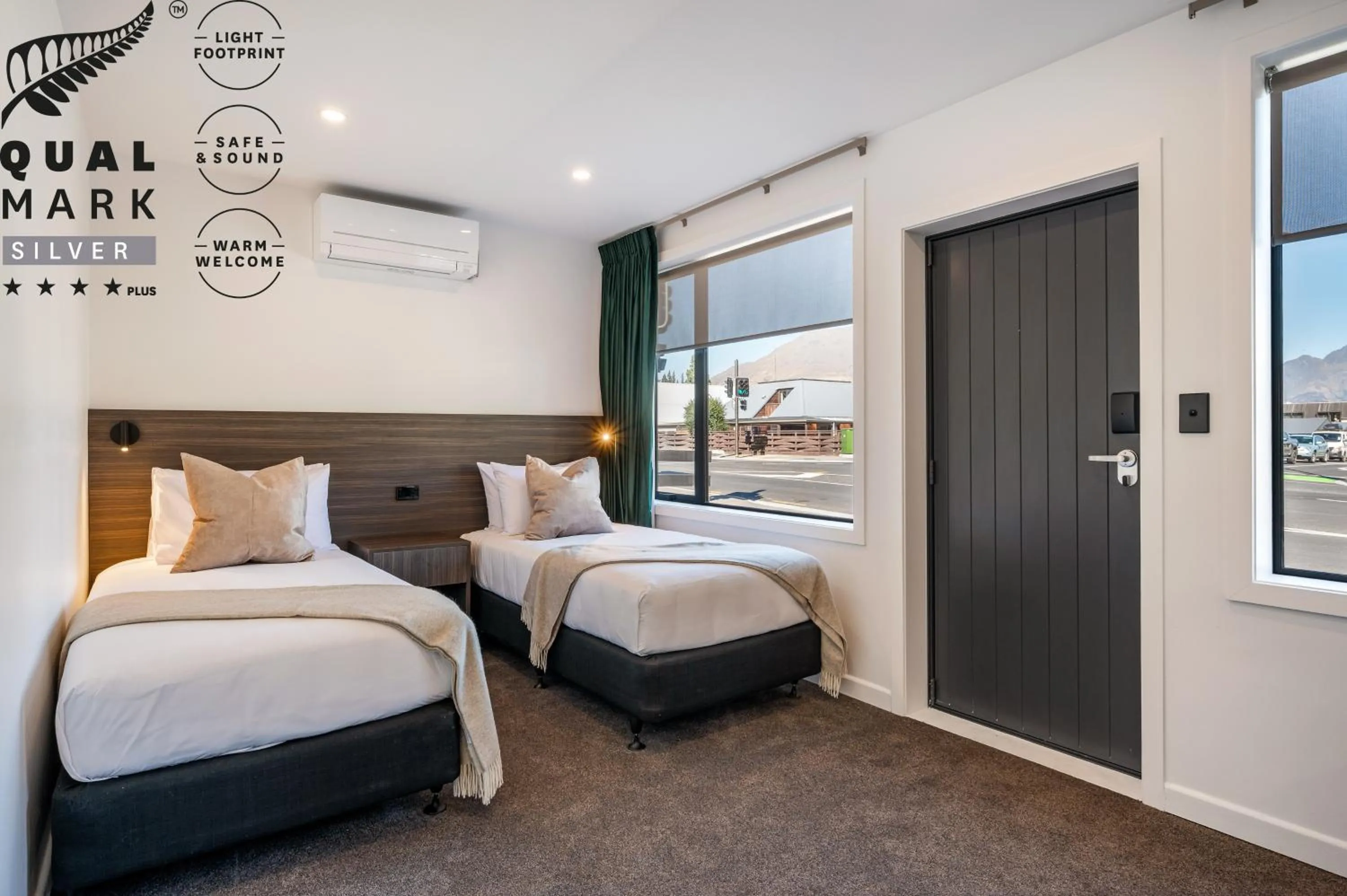 Bed in Luxe Suites & Apartments