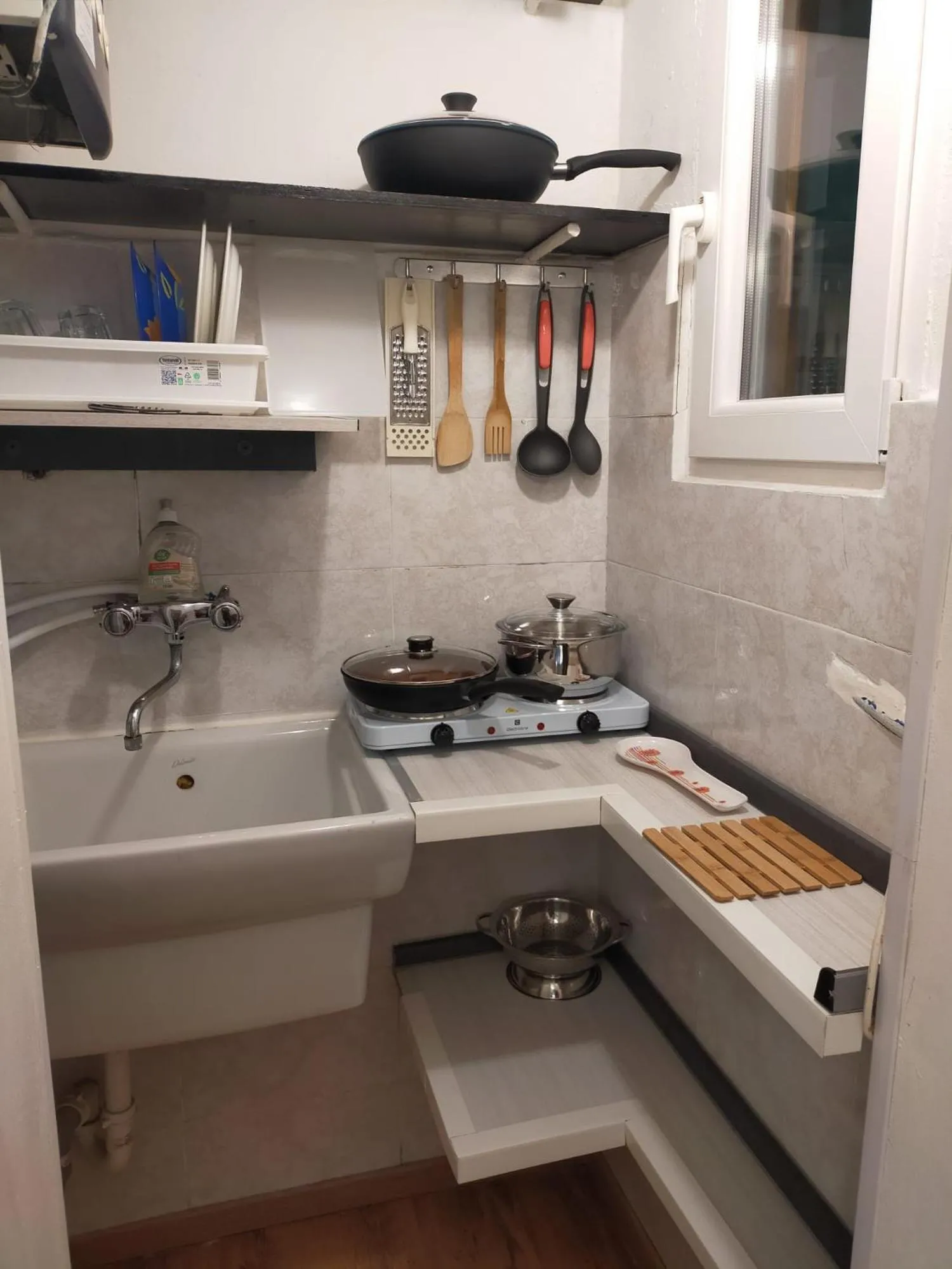 Kitchen or kitchenette in LA FENICE A.C.