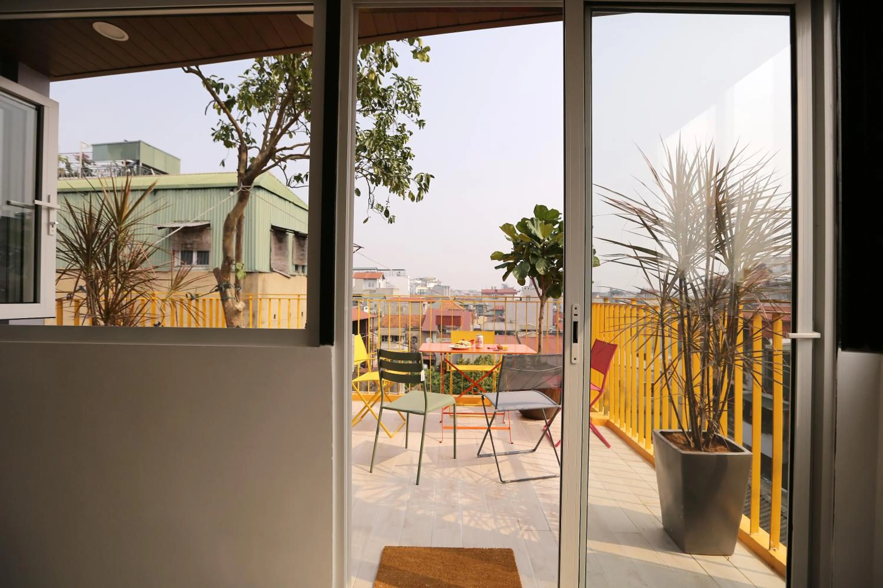 Balcony/Terrace in Hanoi Banana Hostel