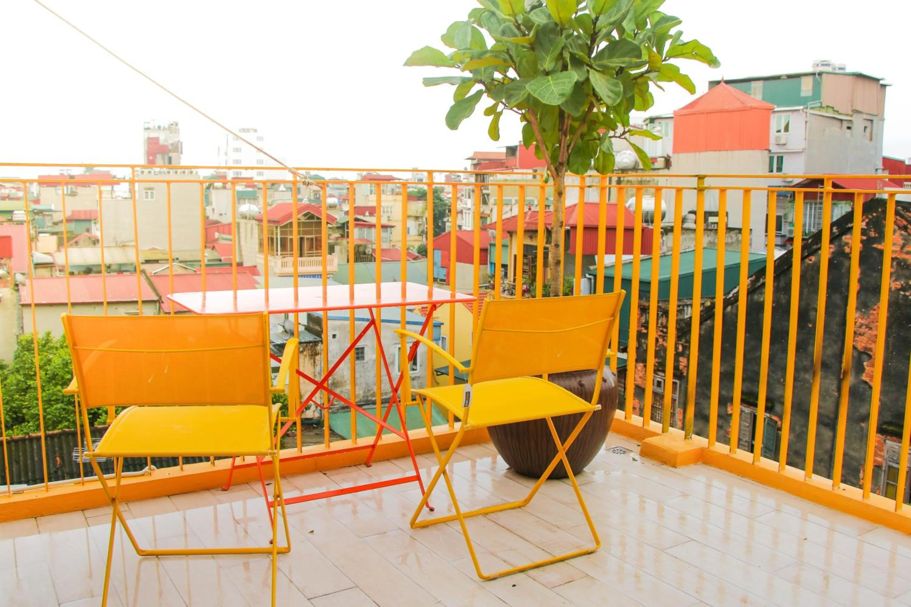 Balcony/Terrace in Hanoi Banana Hostel