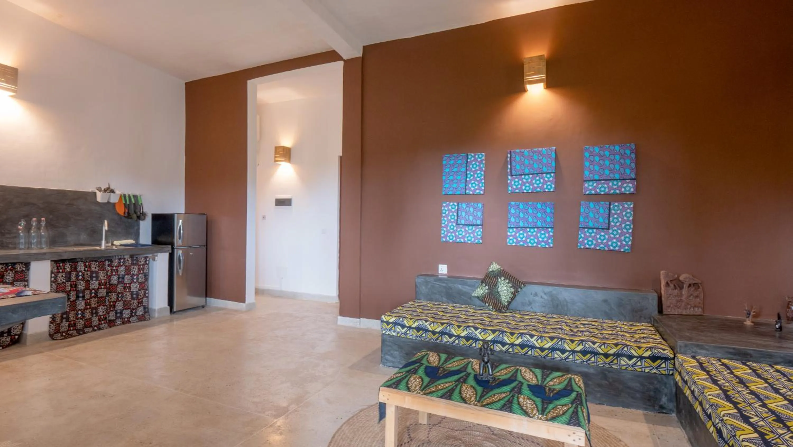 Living room in Nyumbani Residence Suites