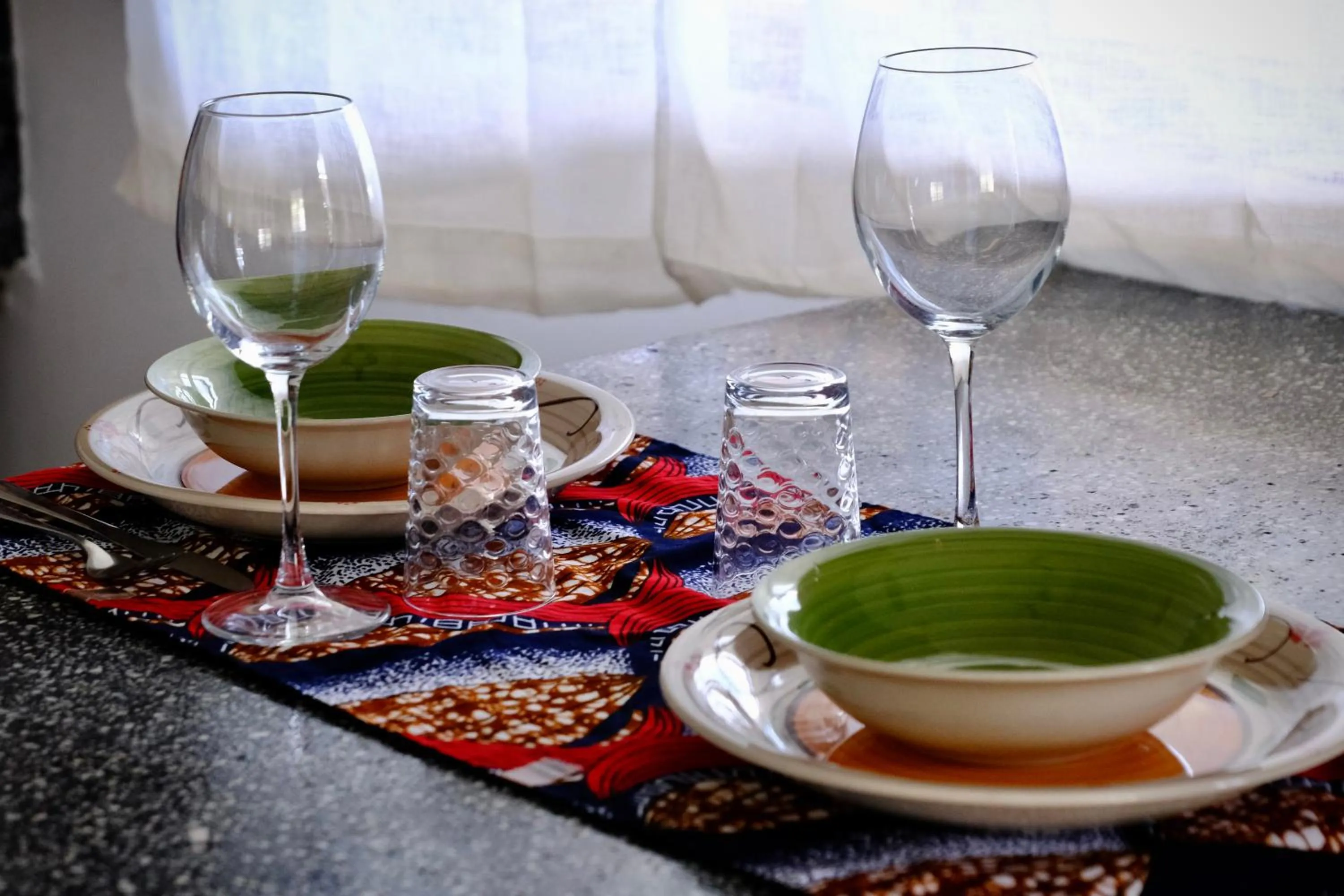 Dining area in Nyumbani Residence Suites