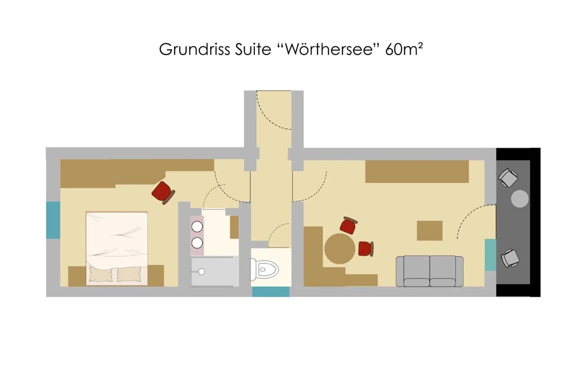Floor plan in Hotel Kärnten
