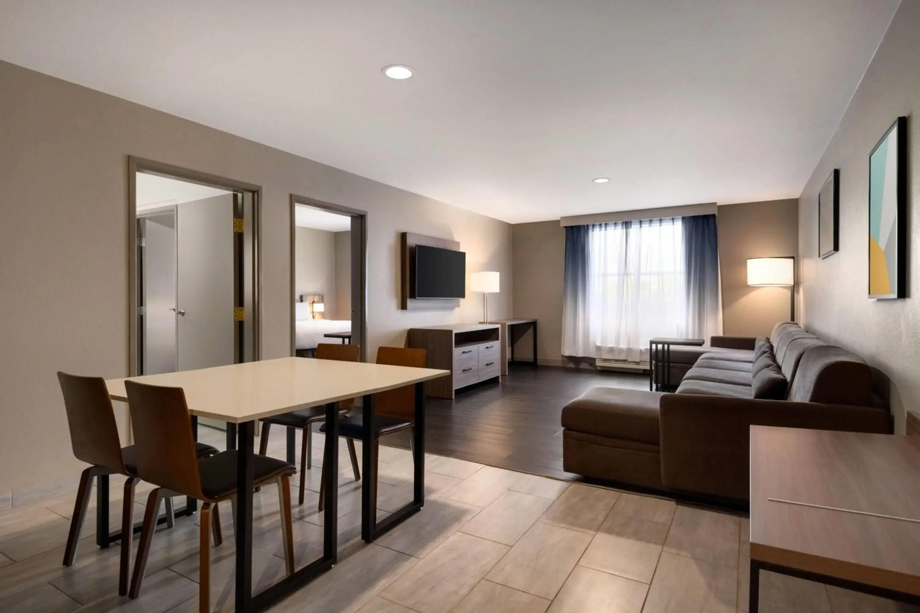 1 King Bed, Mobility Accessible Suite, 2 Sofa Beds, Non-Smoking in La Quinta by Wyndham Montgomery 1 King Bed, Mobility Accessible Suite, 2 Sofa Beds, Non-Smoking in La Quinta by Wyndham Montgomery