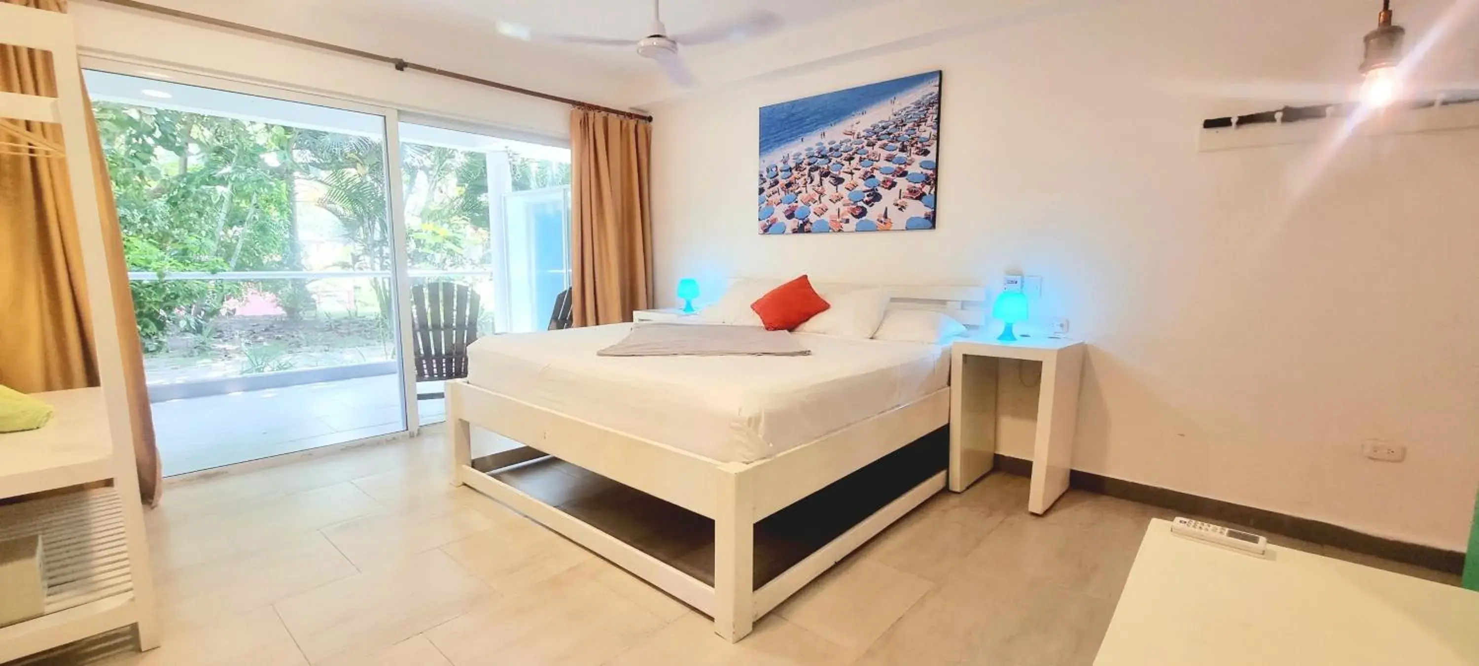 Deluxe Double Room with Balcony - single occupancy in Blue Mango Beach Hotel Deluxe Double Room with Balcony - single occupancy in Blue Mango Beach Hotel