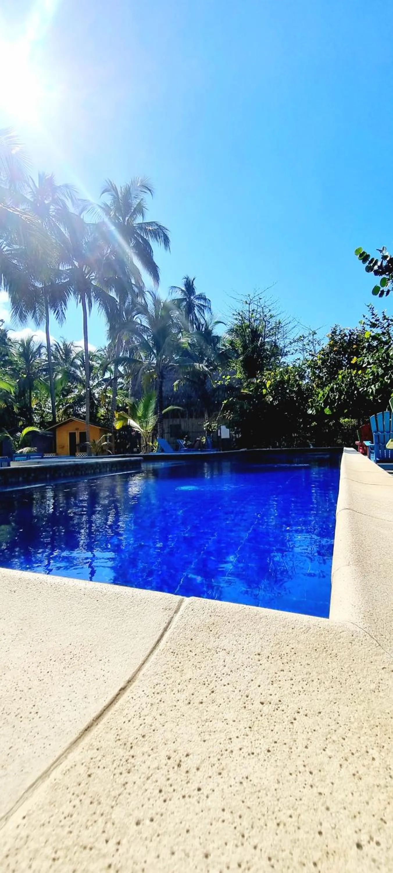 Swimming pool in Blue Mango Beach Hotel